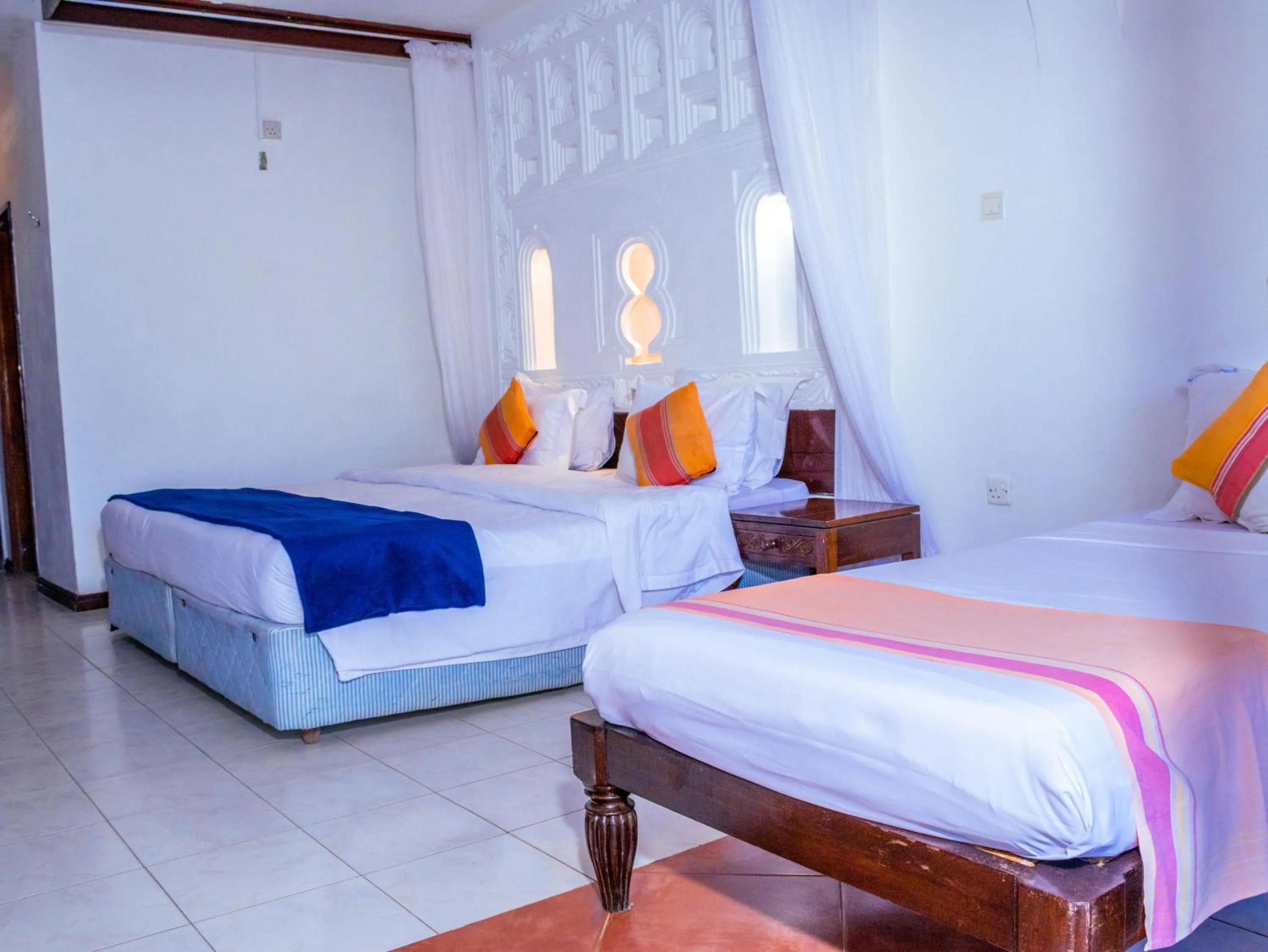 Bed in Reef Hotel Mombasa