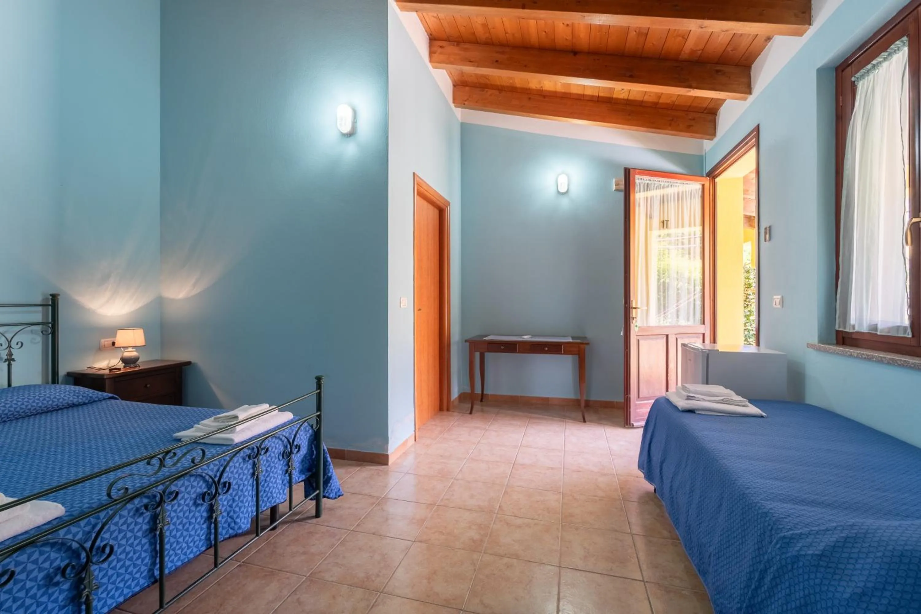 Bed in Agriturismo La Grotta Del Tesoro
