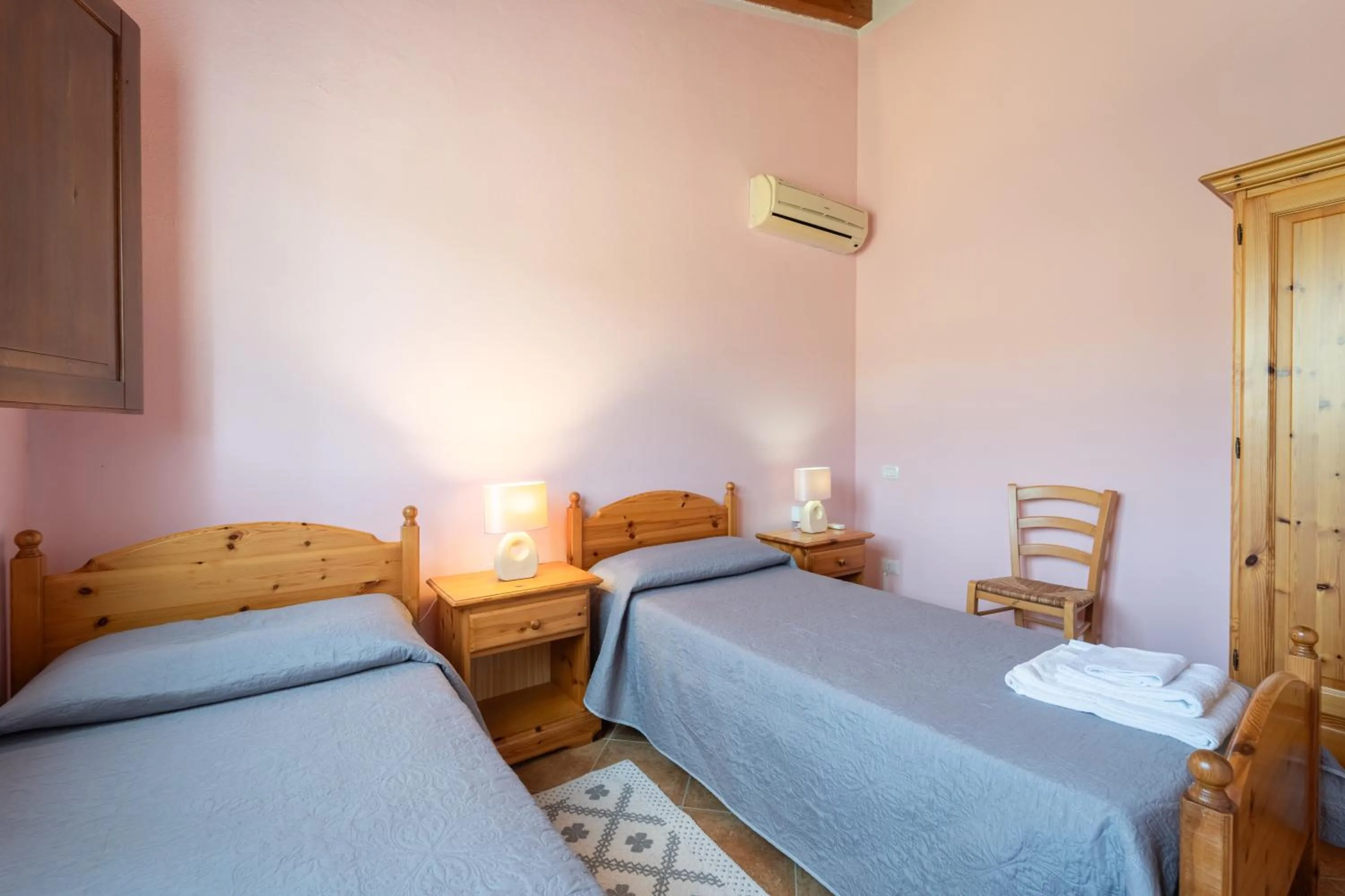 Bed in Agriturismo La Grotta Del Tesoro