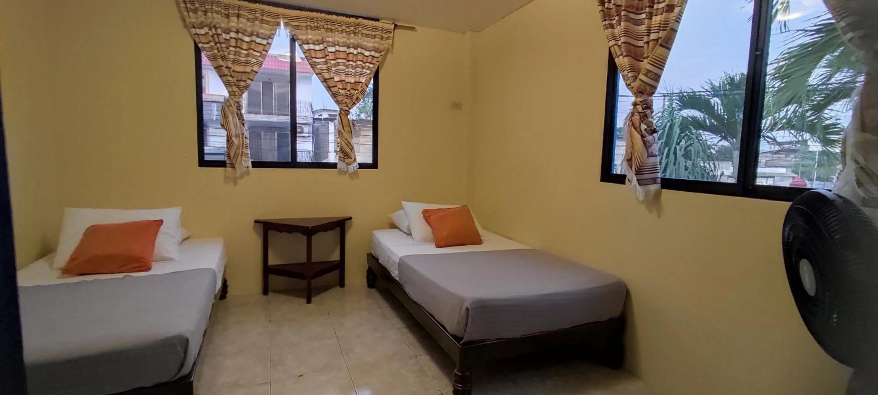 View (from property/room), Bed in Dreamkapture Hostel close to the airport and bus terminal