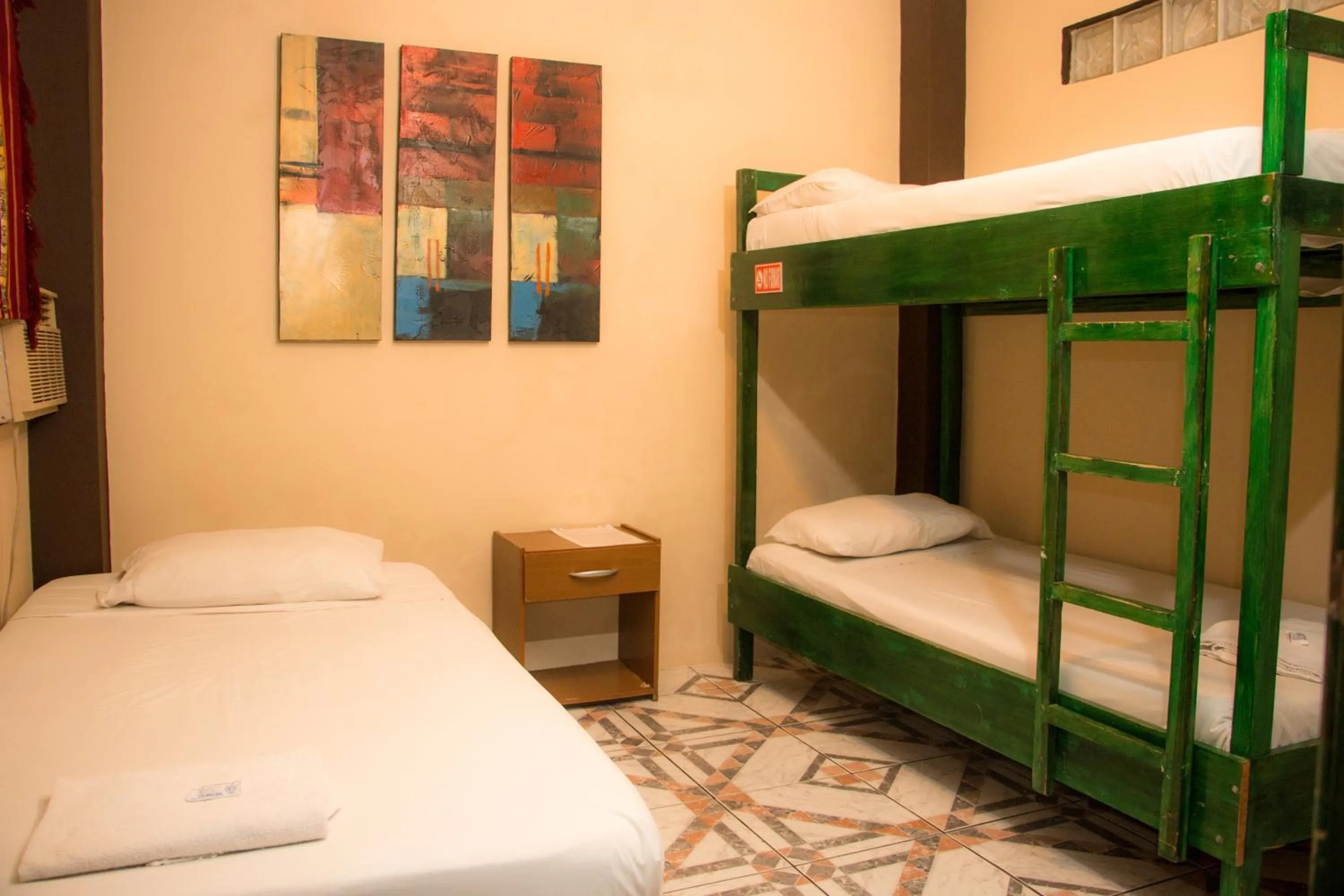 Photo of the whole room, Bed in Dreamkapture Hostel close to the airport and bus terminal