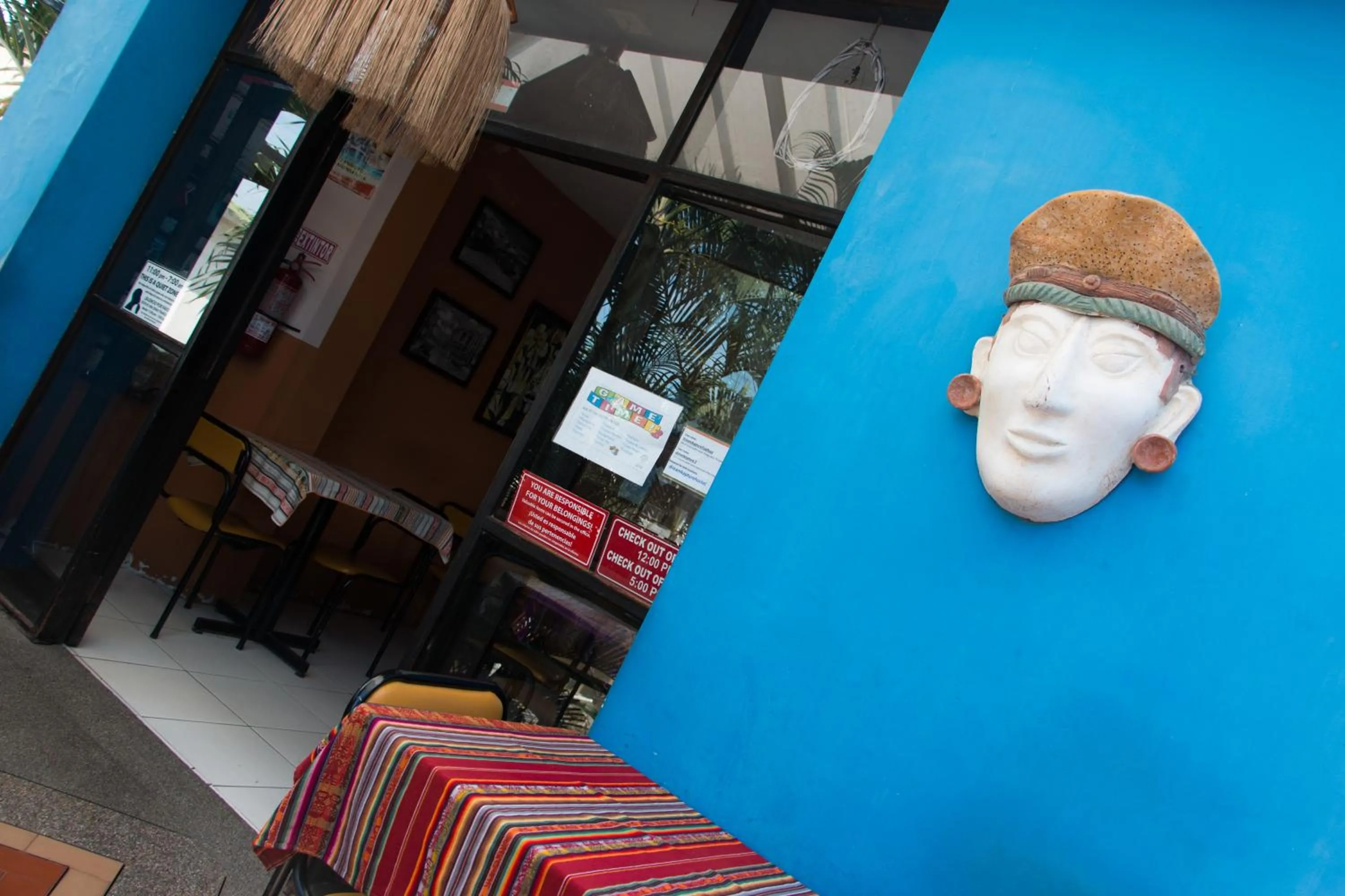 Balcony/Terrace in Dreamkapture Hostel close to the airport and bus terminal