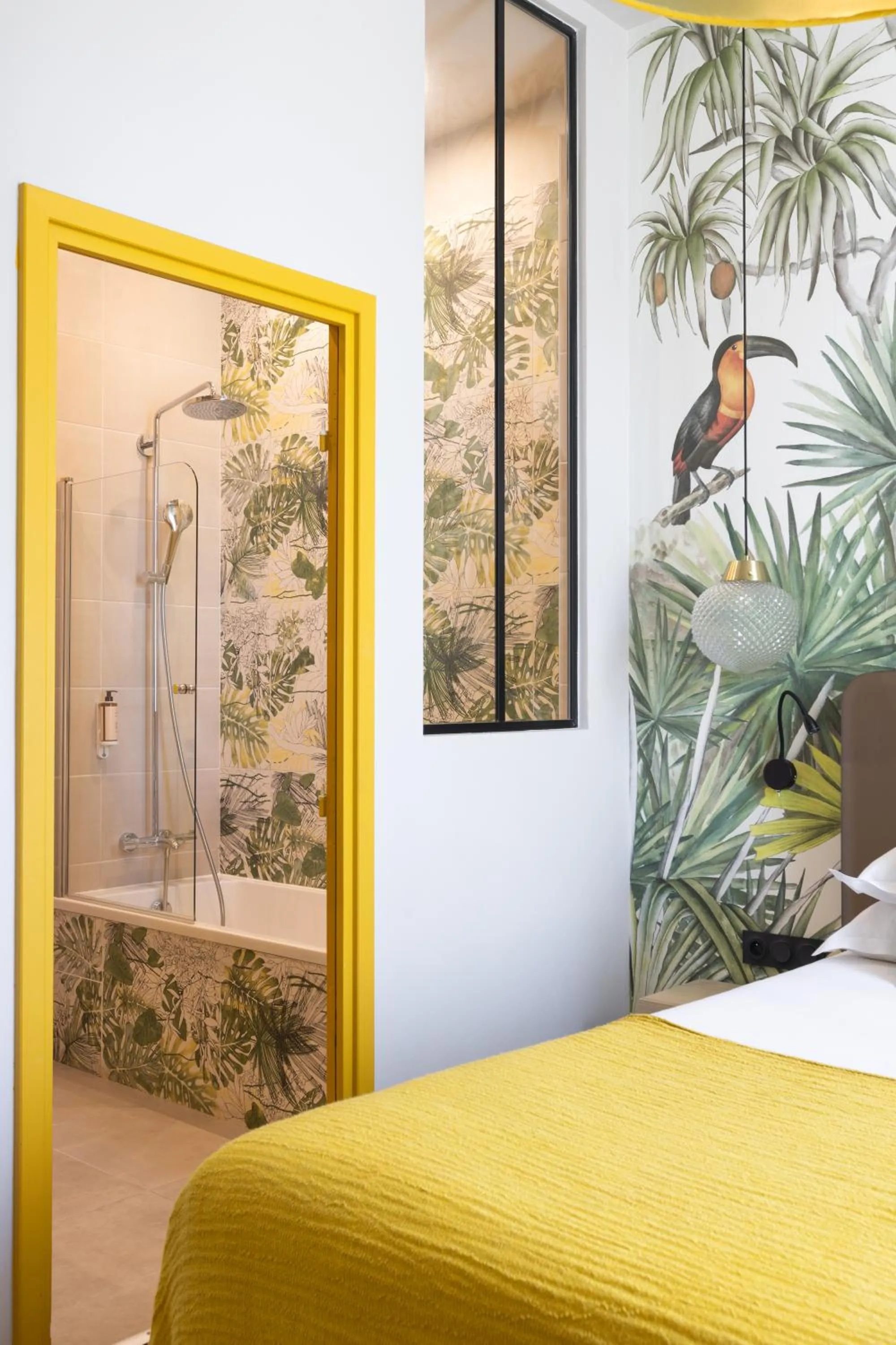 Bed in Hotel Verlaine