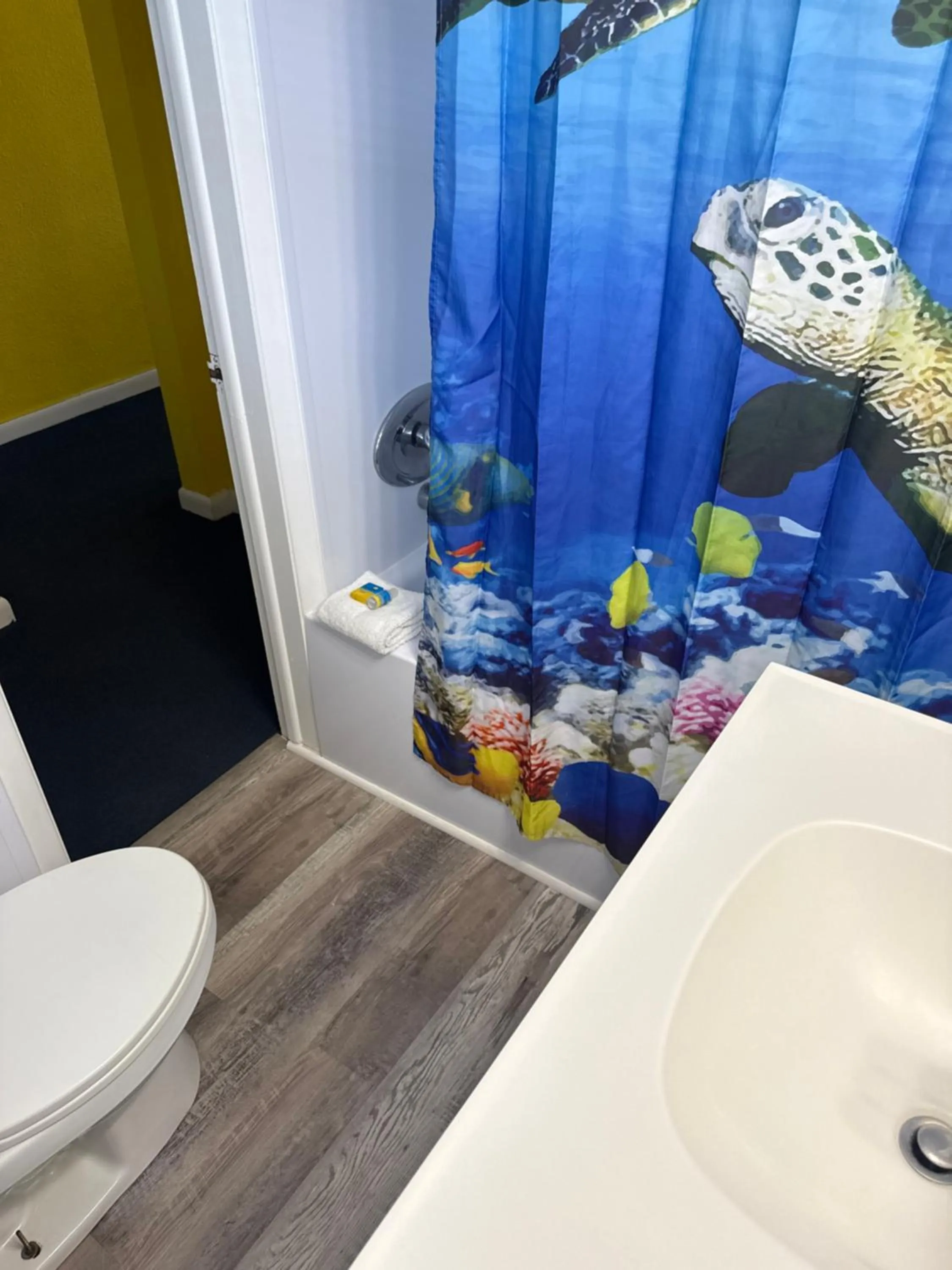 Bathroom in Barefoot Bay Resort Motel