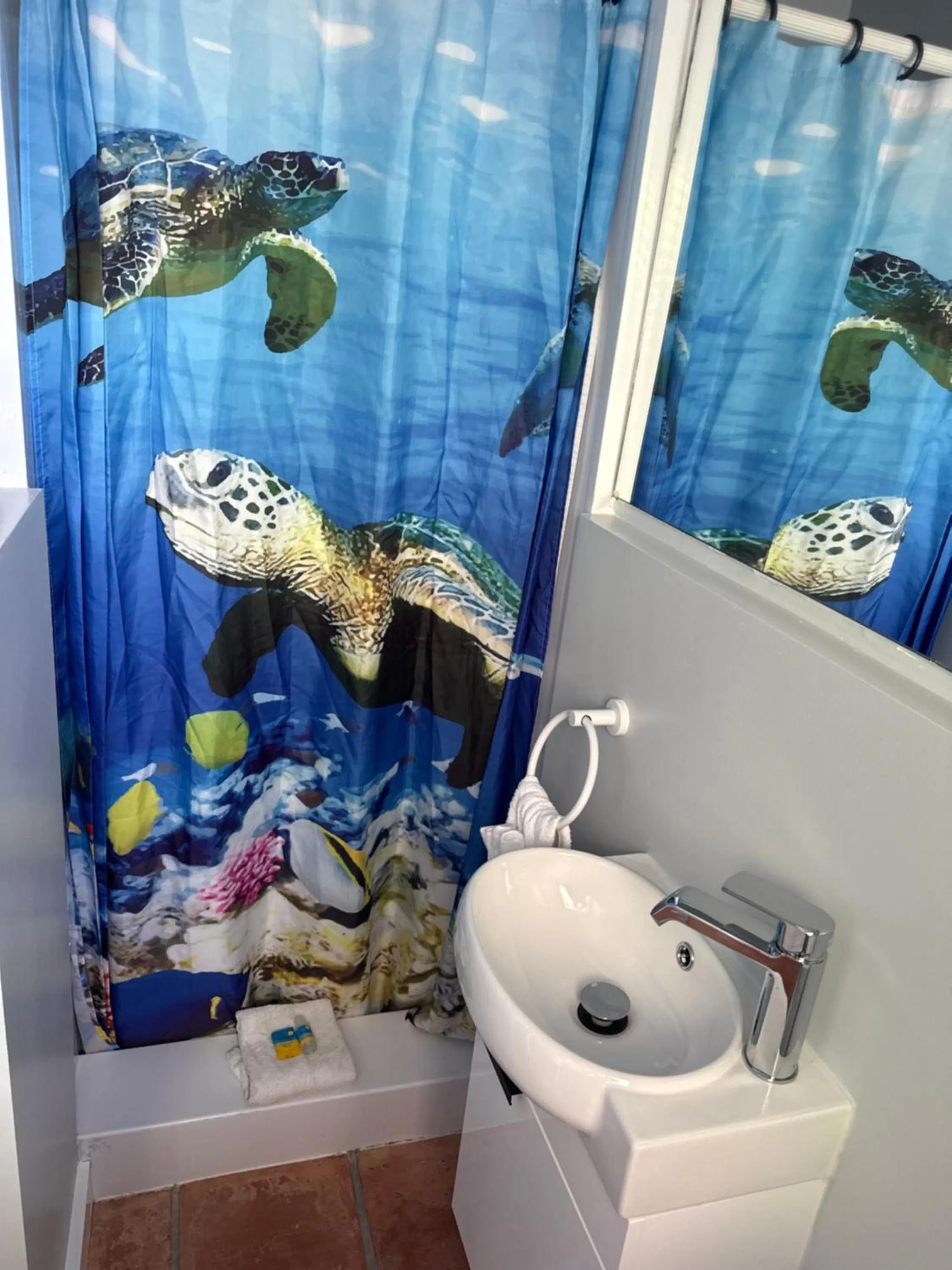 Bathroom in Barefoot Bay Resort Motel