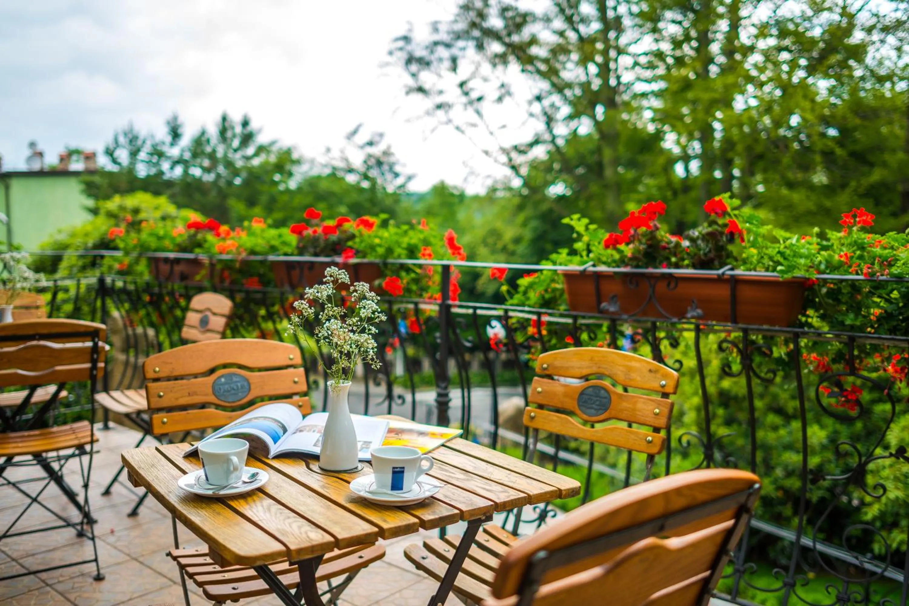 Balcony/Terrace in Park Hotel Kur & Spa