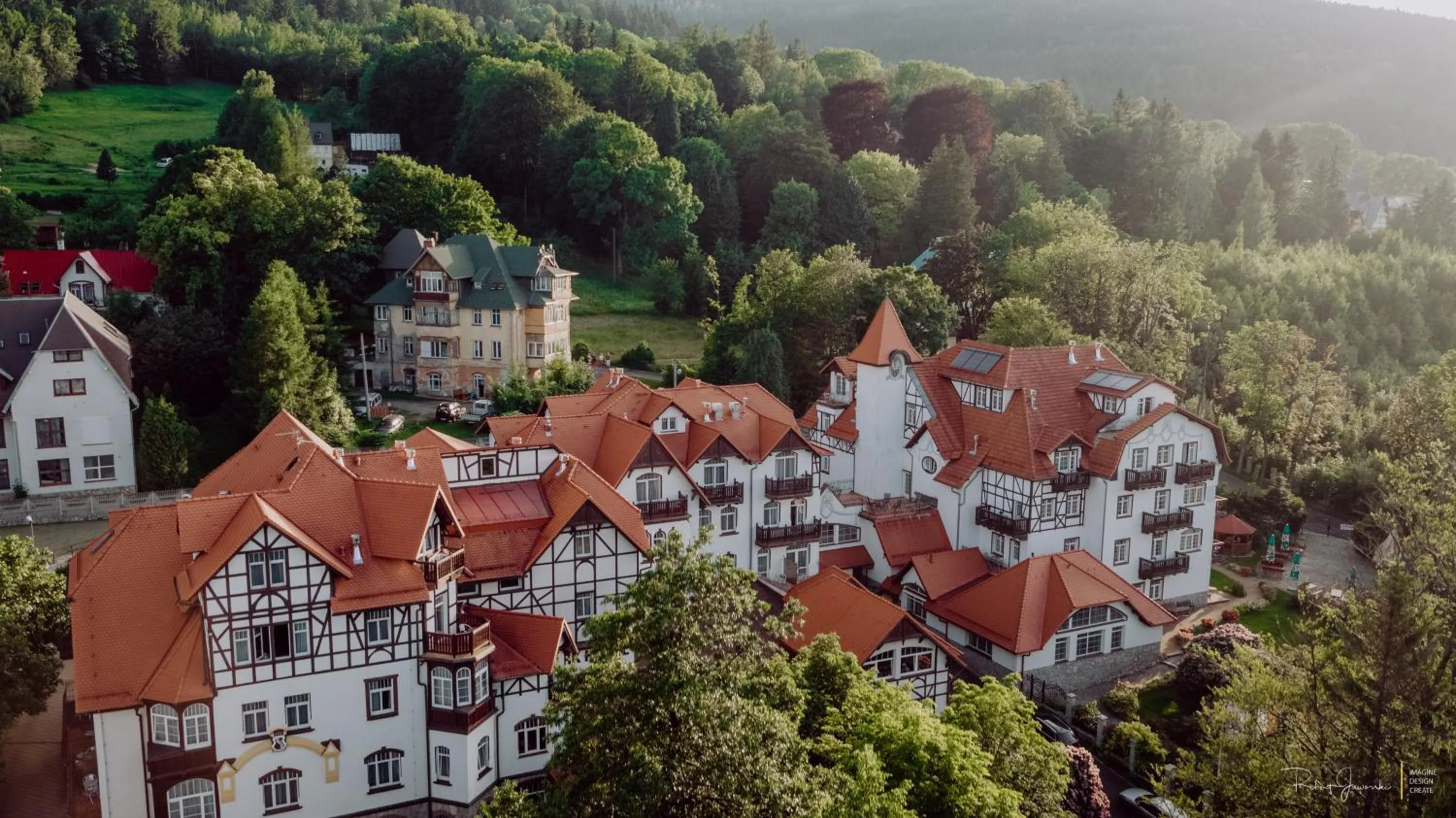 Bird's eye view in Park Hotel Kur & Spa