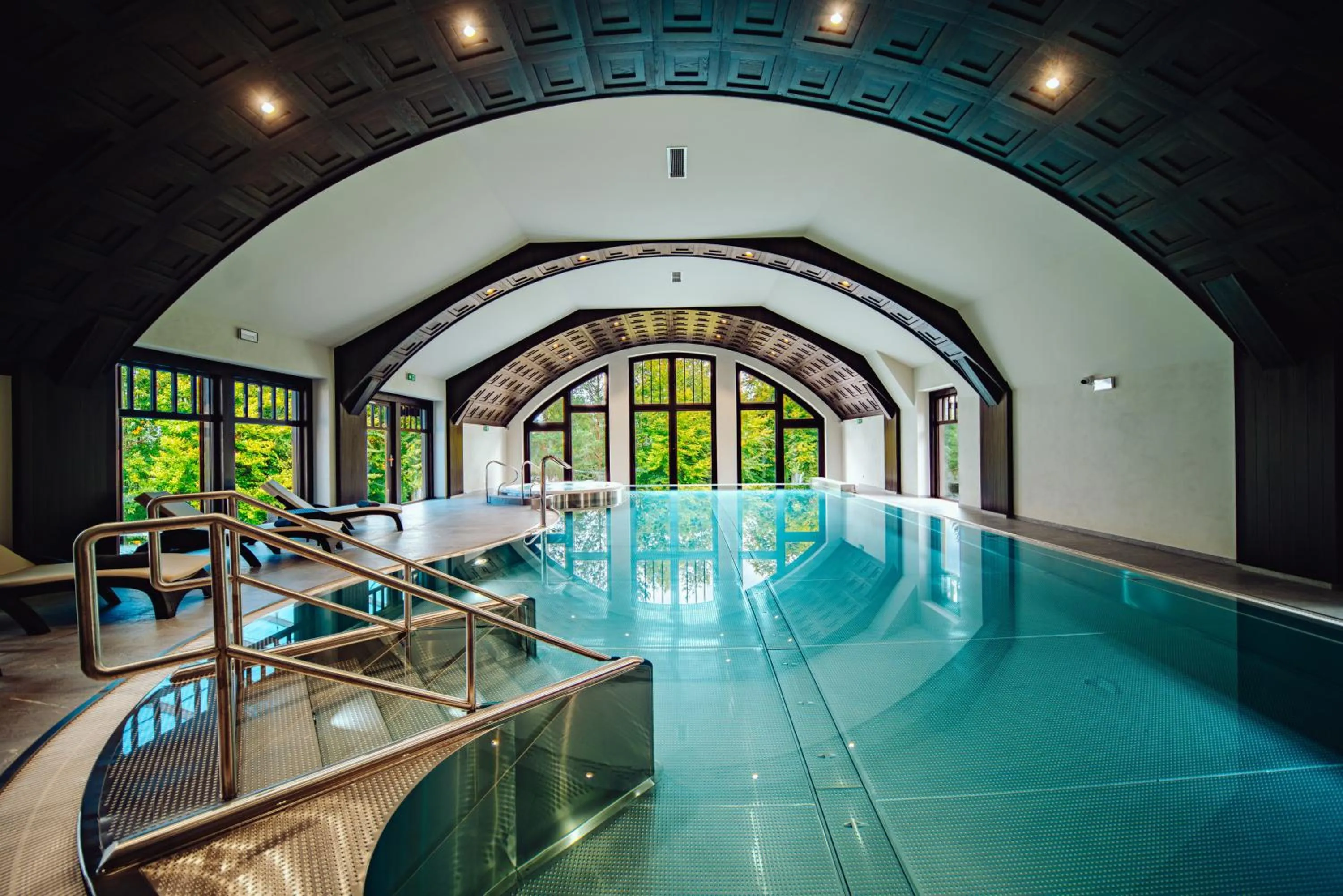 Pool view in Park Hotel Kur & Spa