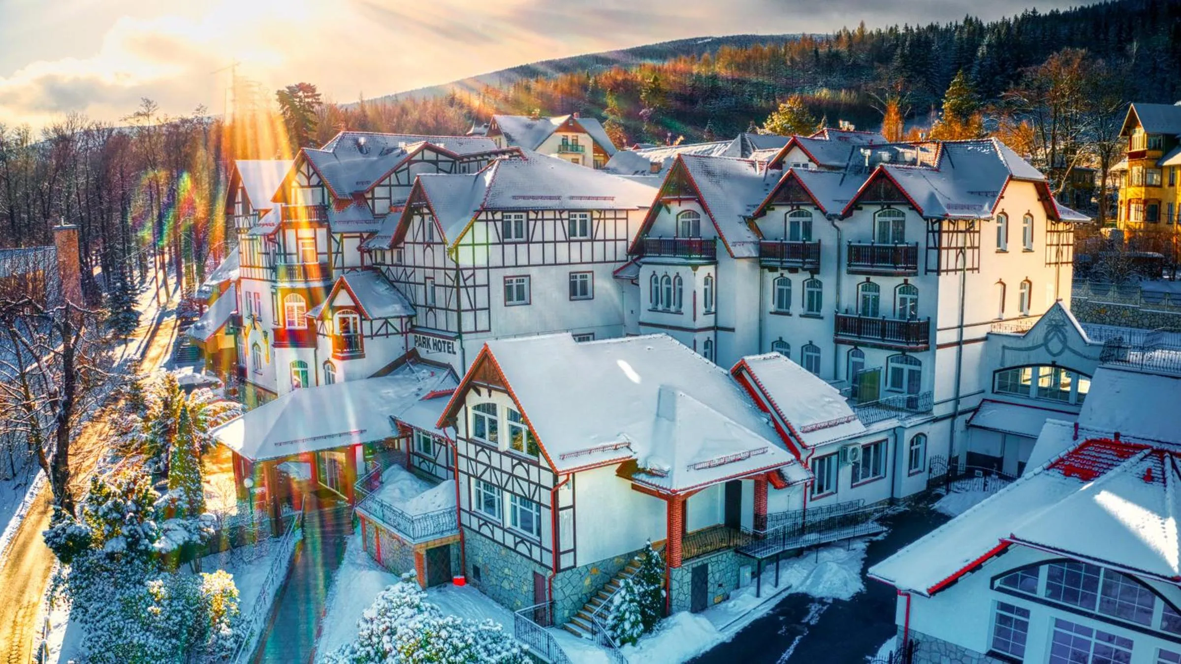 Bird's eye view in Park Hotel Kur & Spa