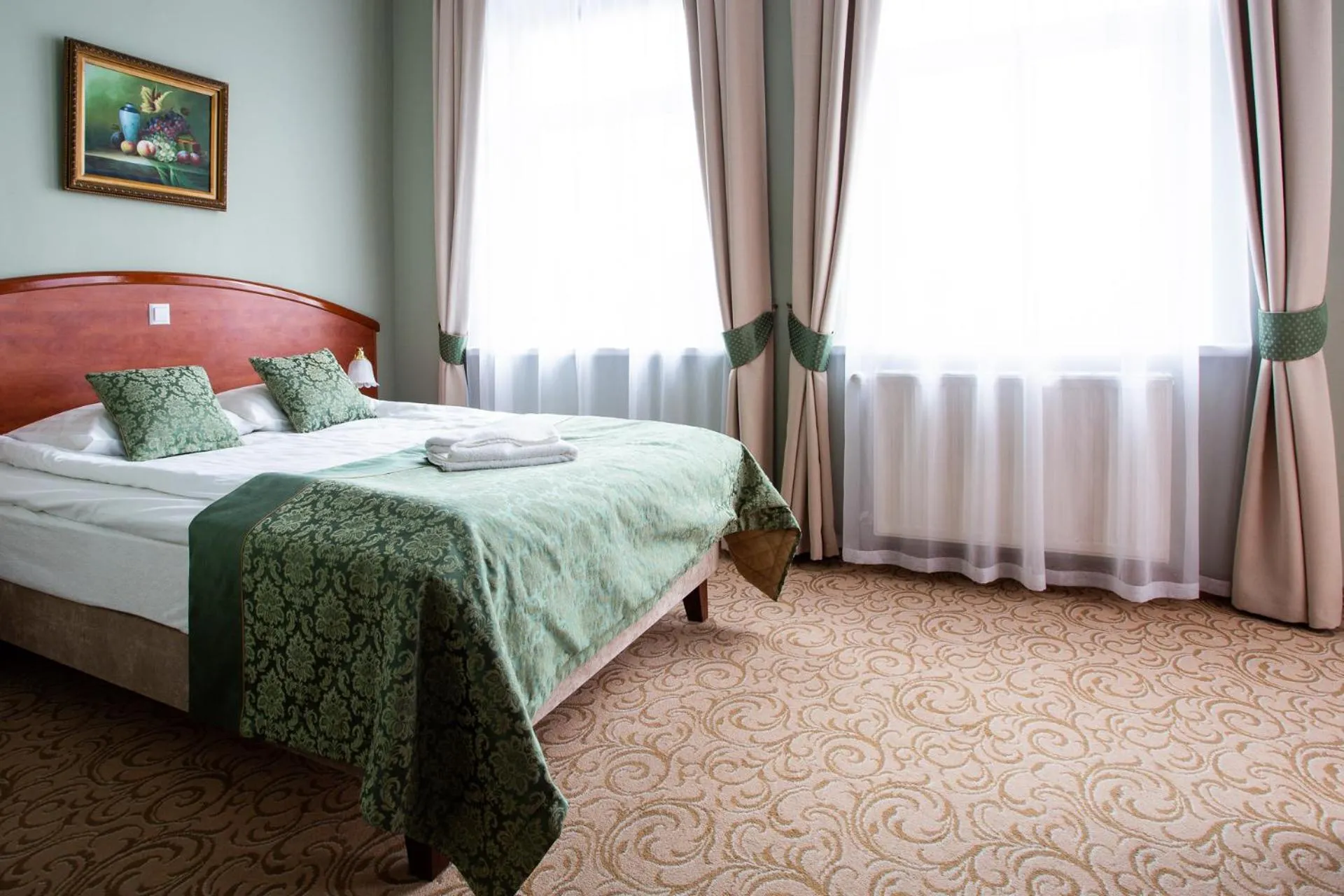 Bed in Park Hotel Kur & Spa