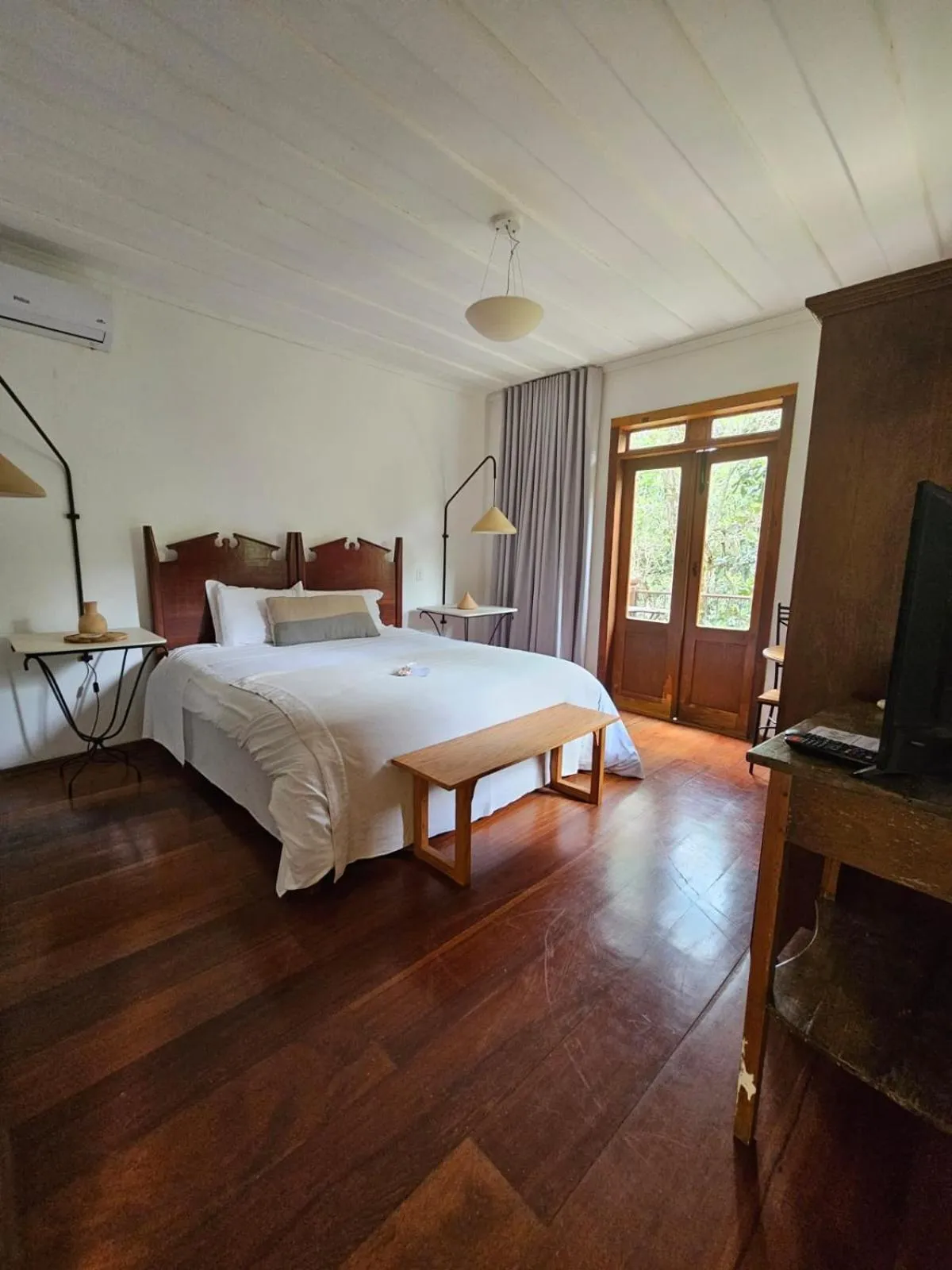 Bed in Pousada Vagalume