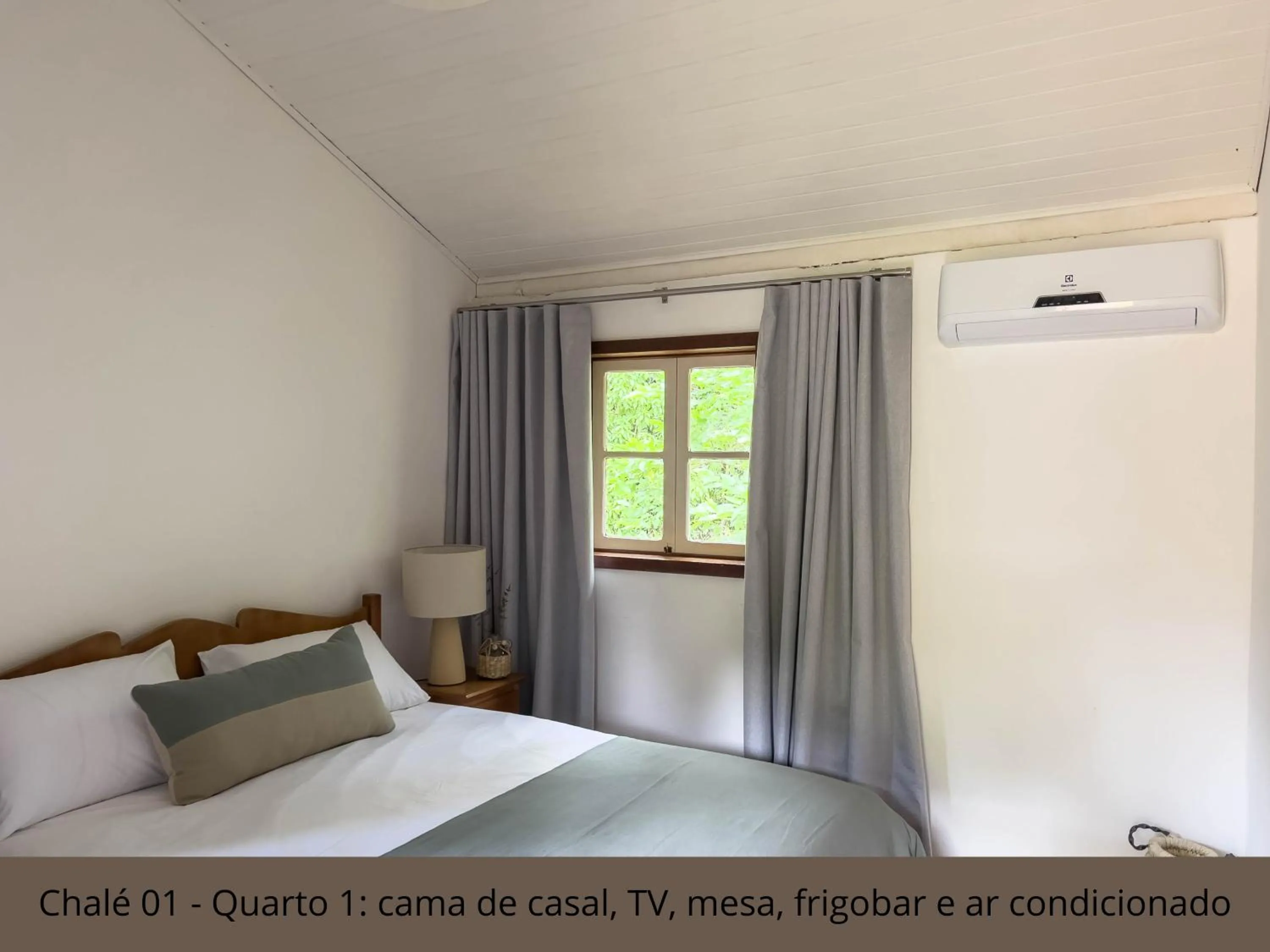 Bed in Pousada Vagalume