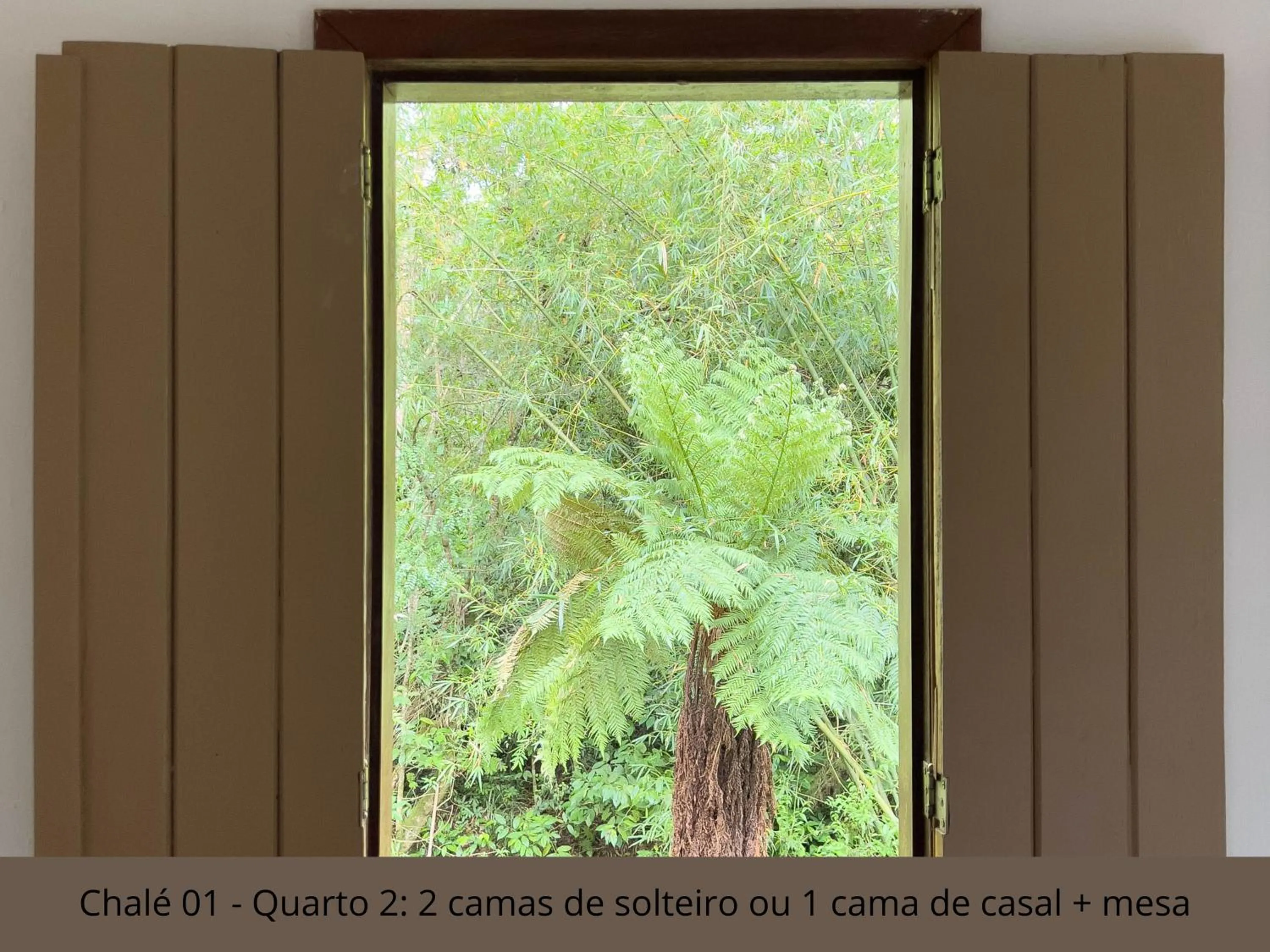 Text overlay in Pousada Vagalume