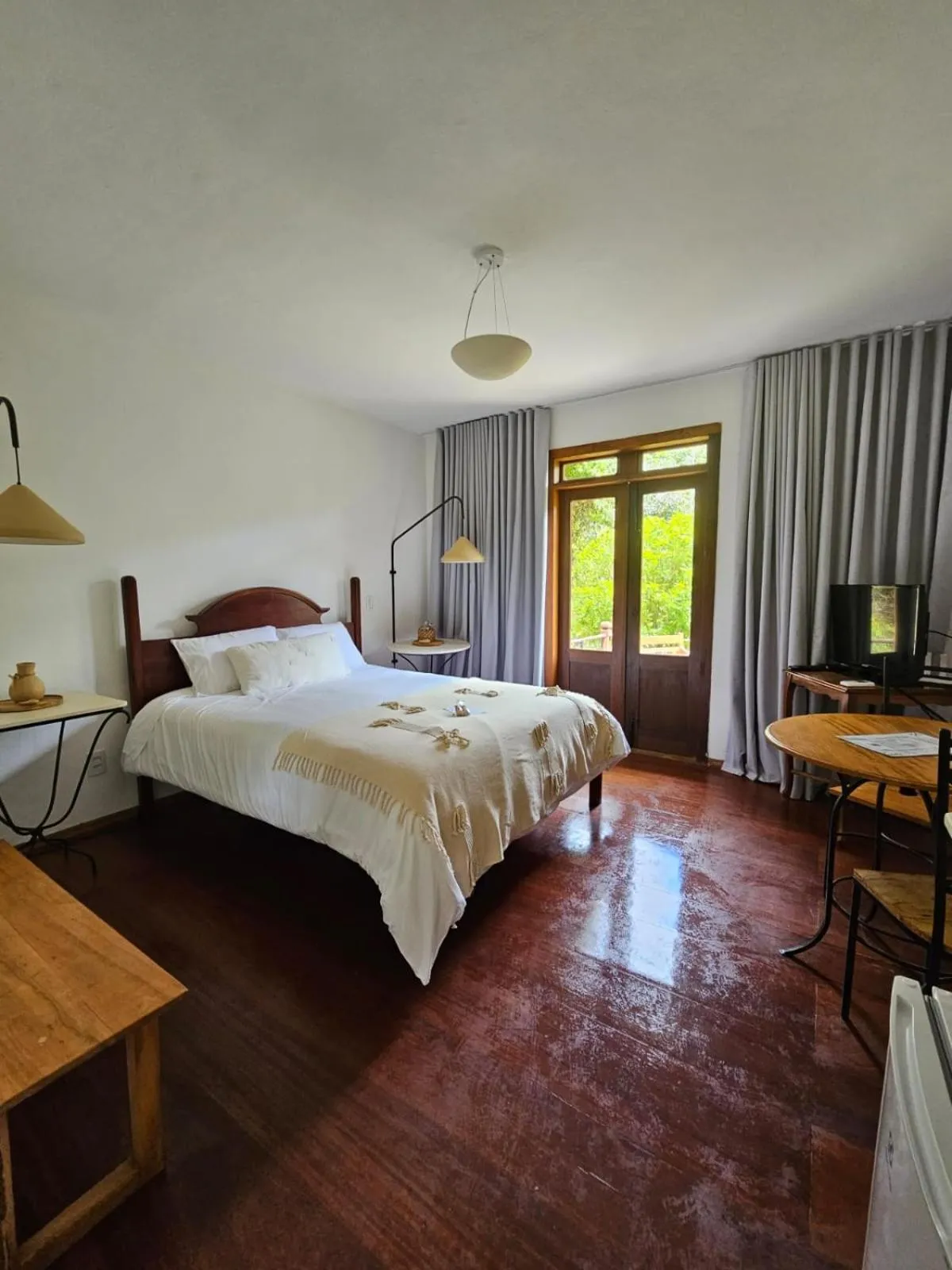 Bed in Pousada Vagalume