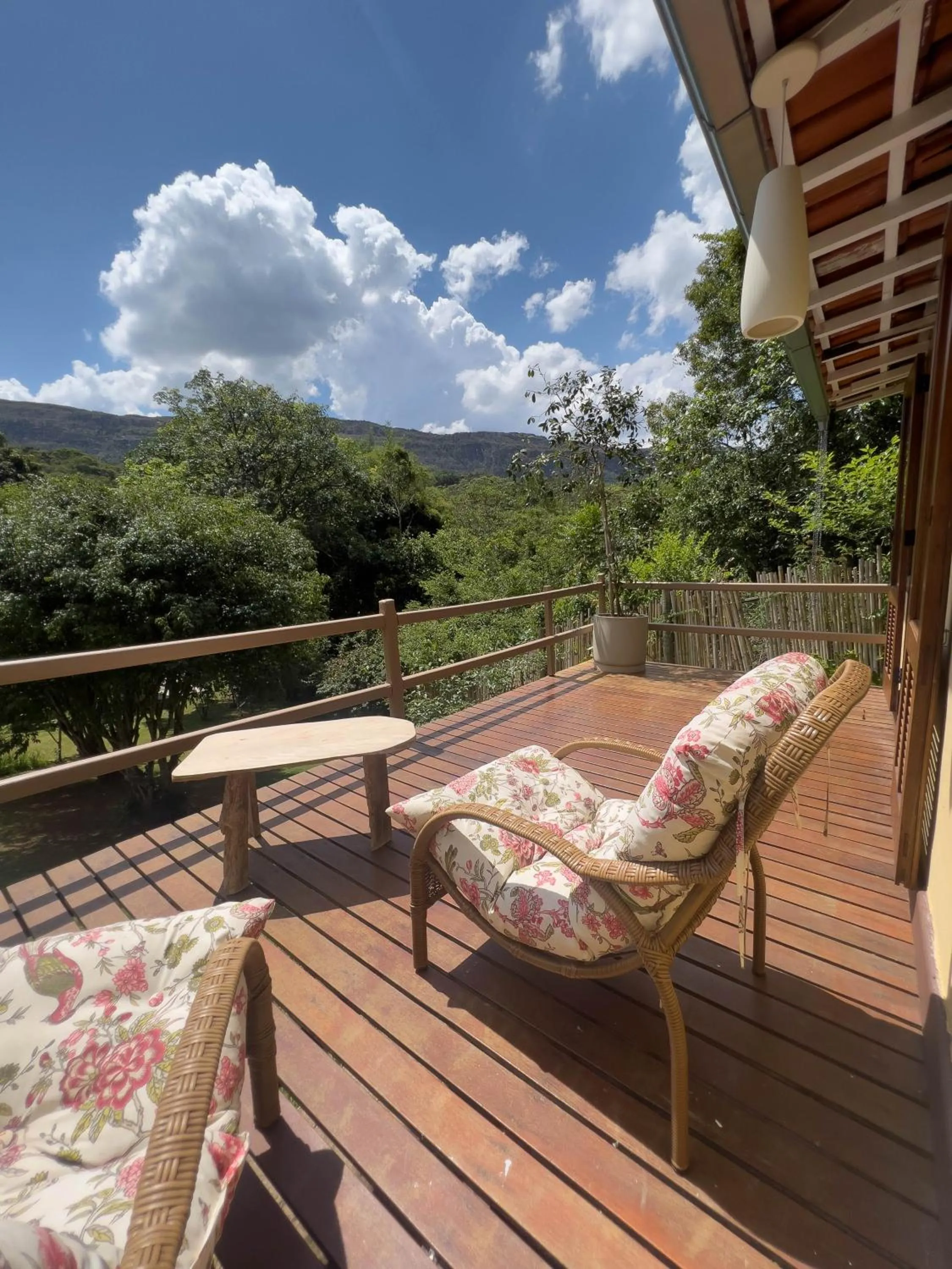 Balcony/Terrace in Pousada Vagalume
