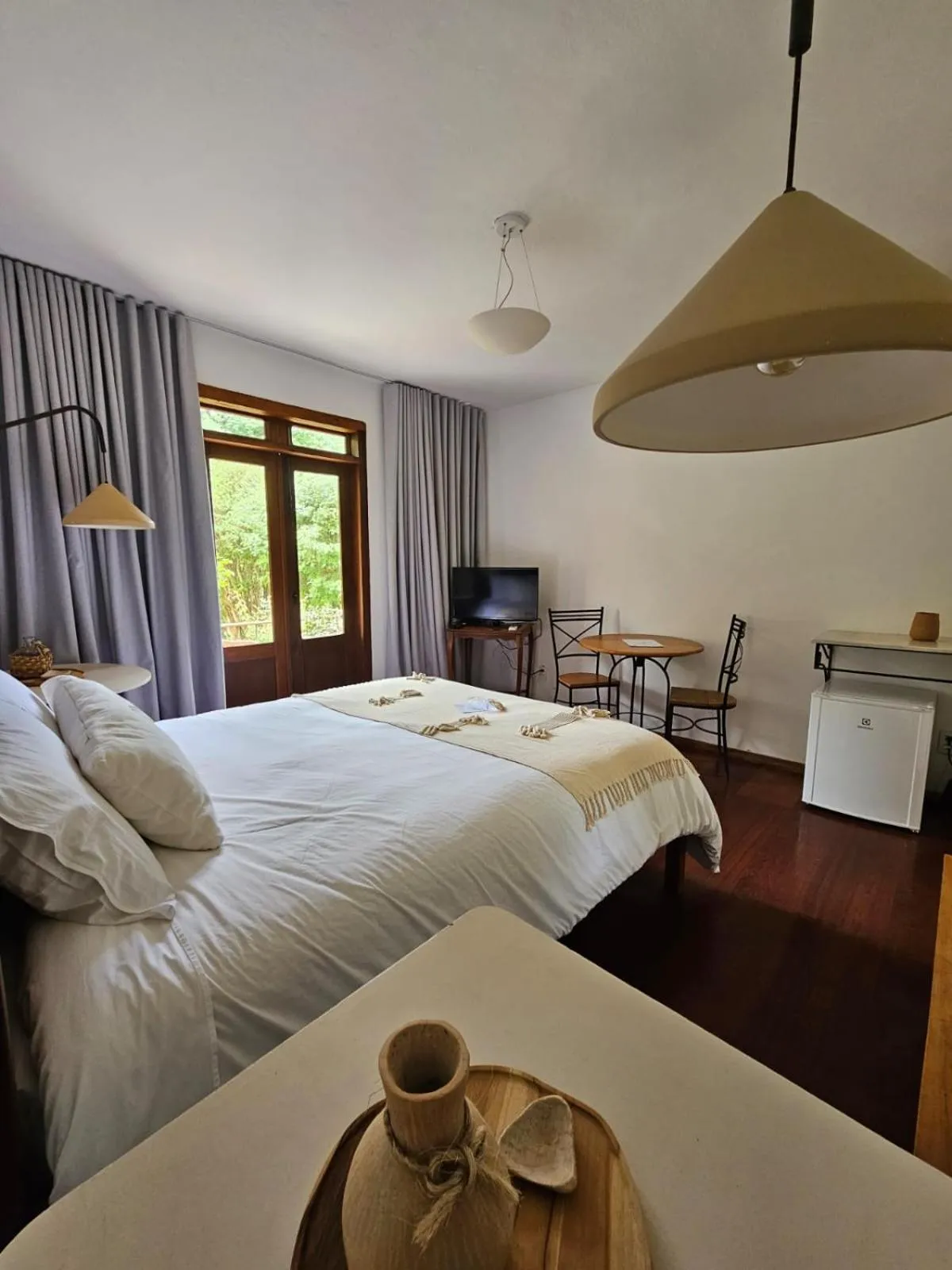 Bed in Pousada Vagalume