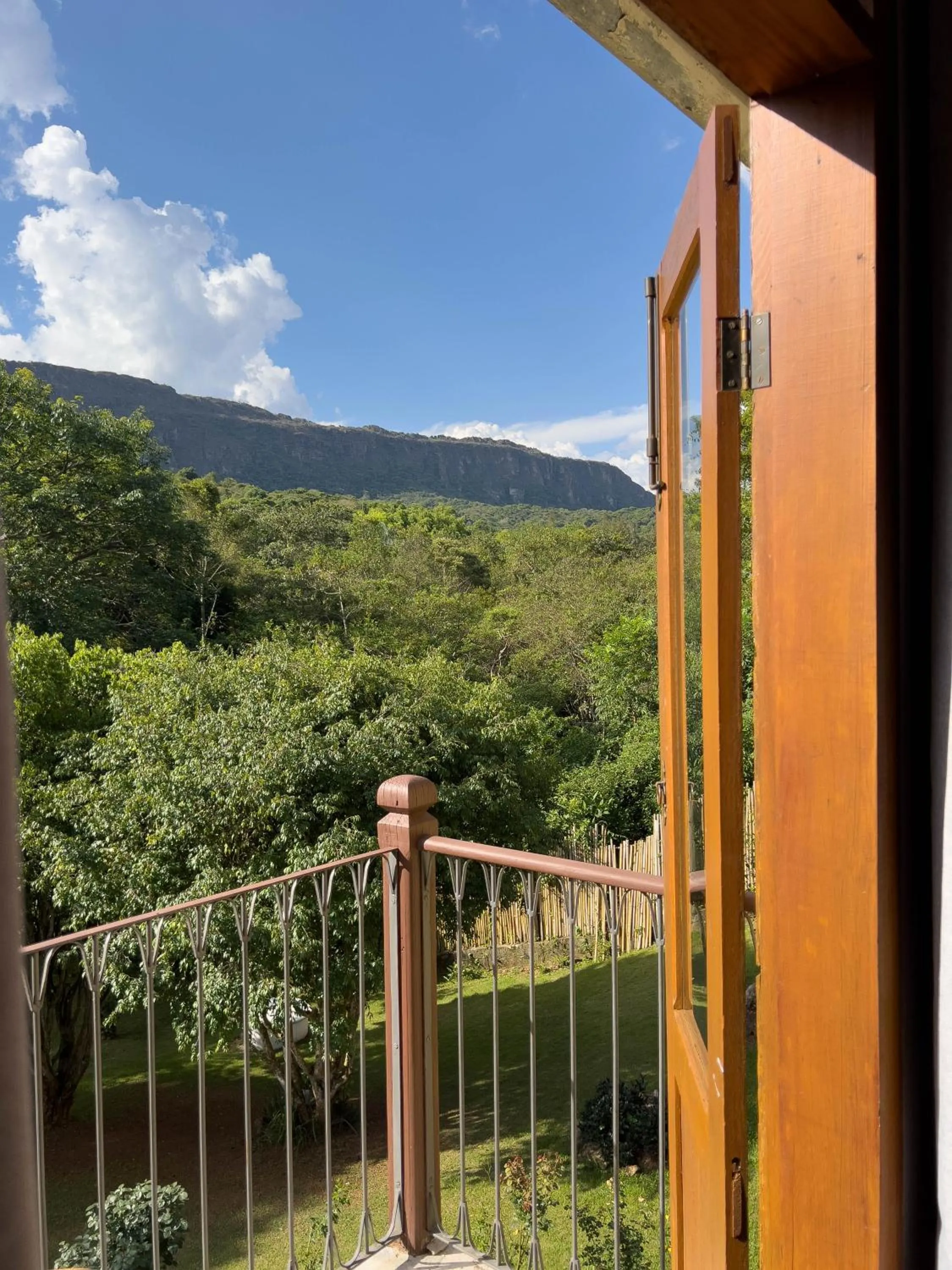 Balcony/Terrace in Pousada Vagalume