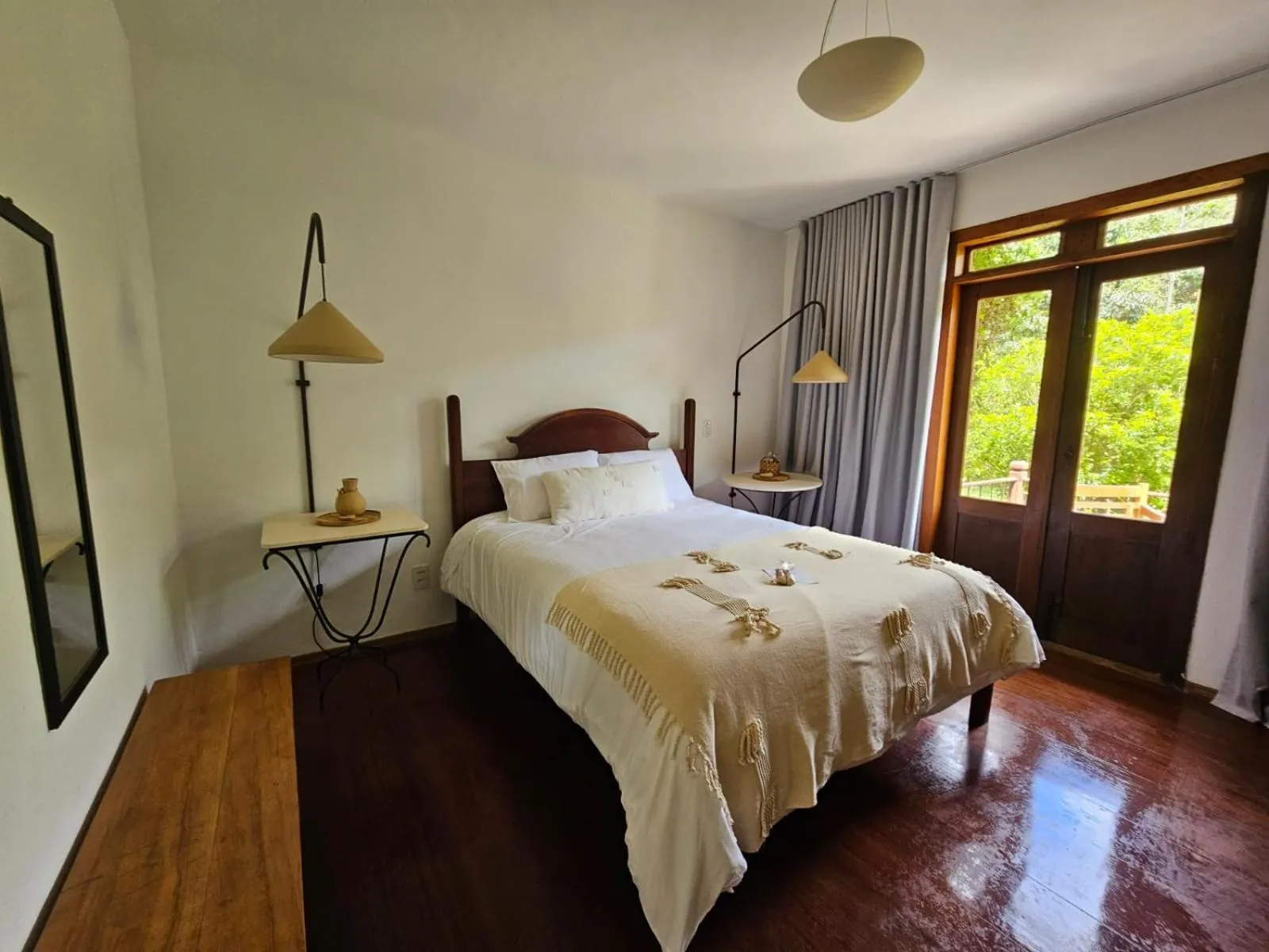 Bed in Pousada Vagalume