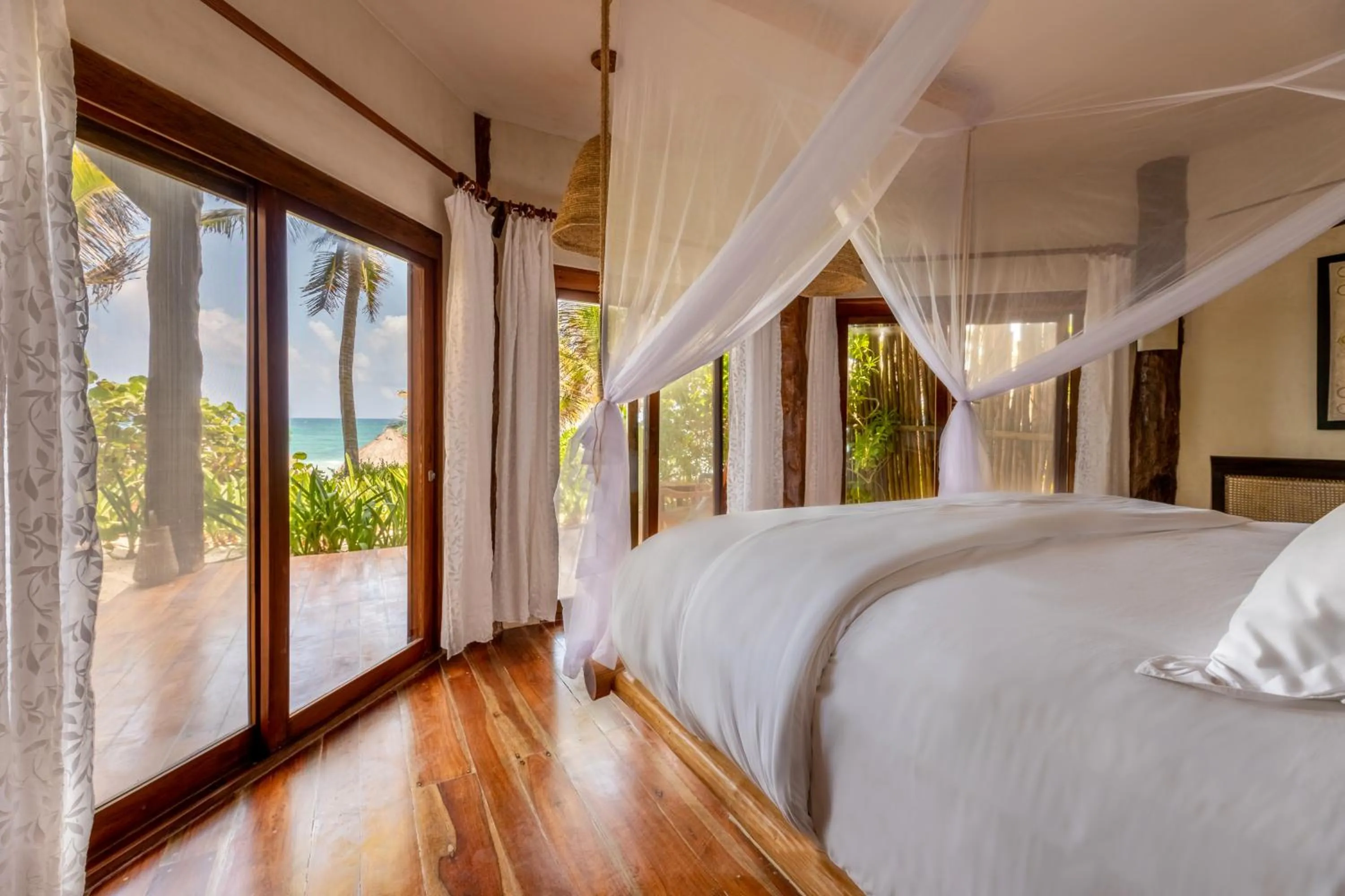 Bed in Encantada Tulum