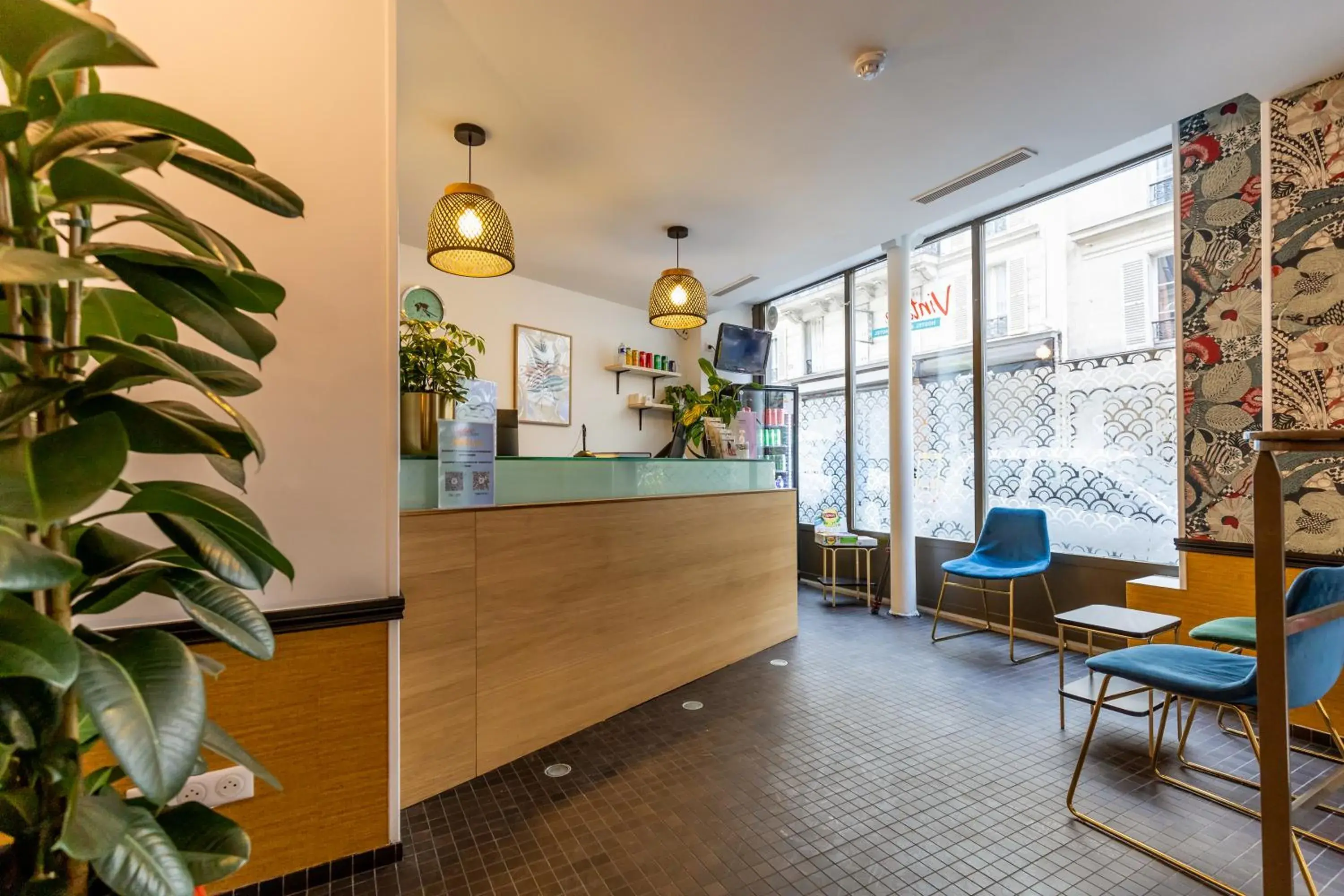 Lobby or reception in Vintage Paris Gare du Nord Lobby or reception in Vintage Paris Gare du Nord