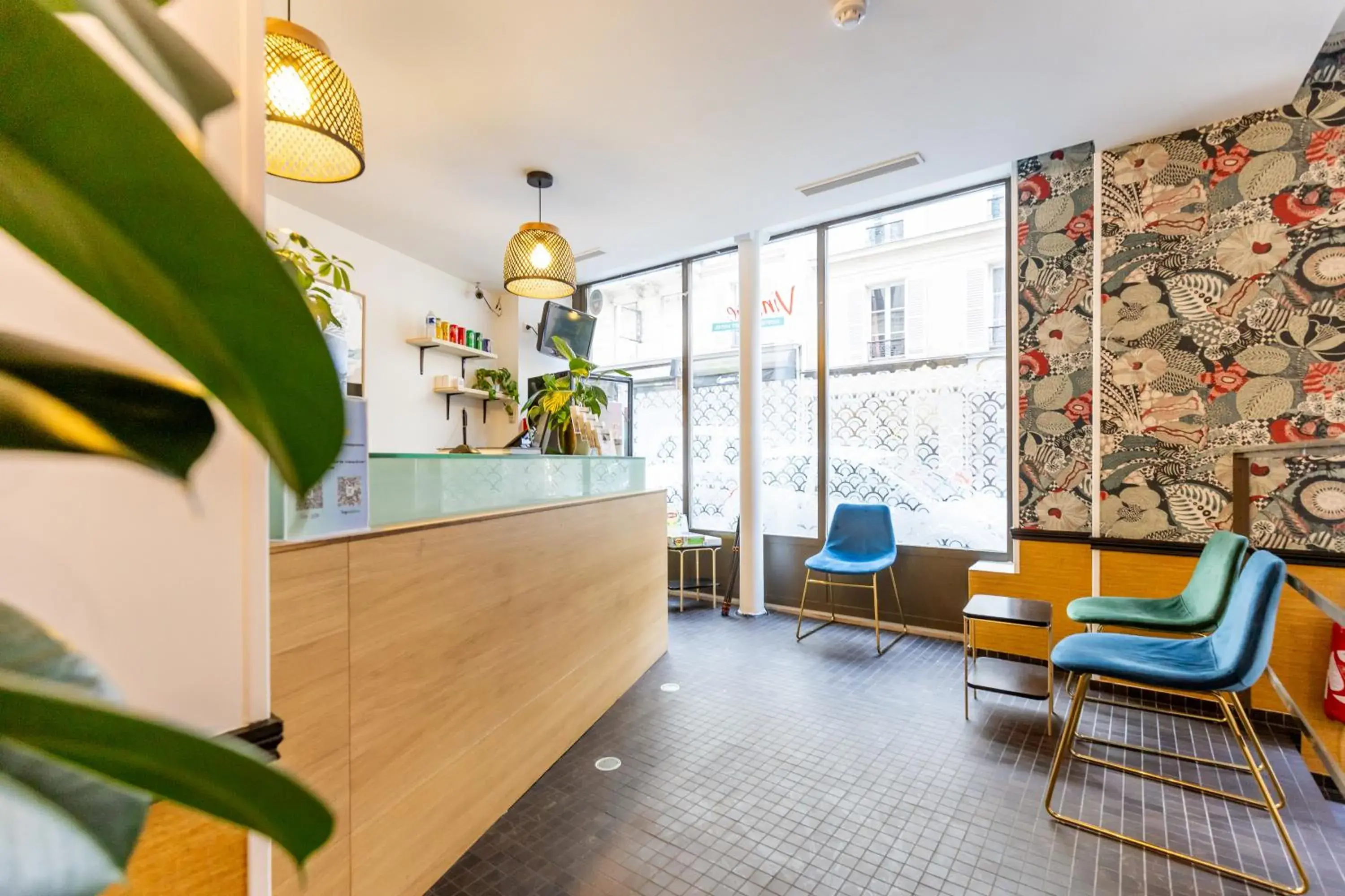 Lobby or reception in Vintage Paris Gare du Nord Lobby or reception in Vintage Paris Gare du Nord