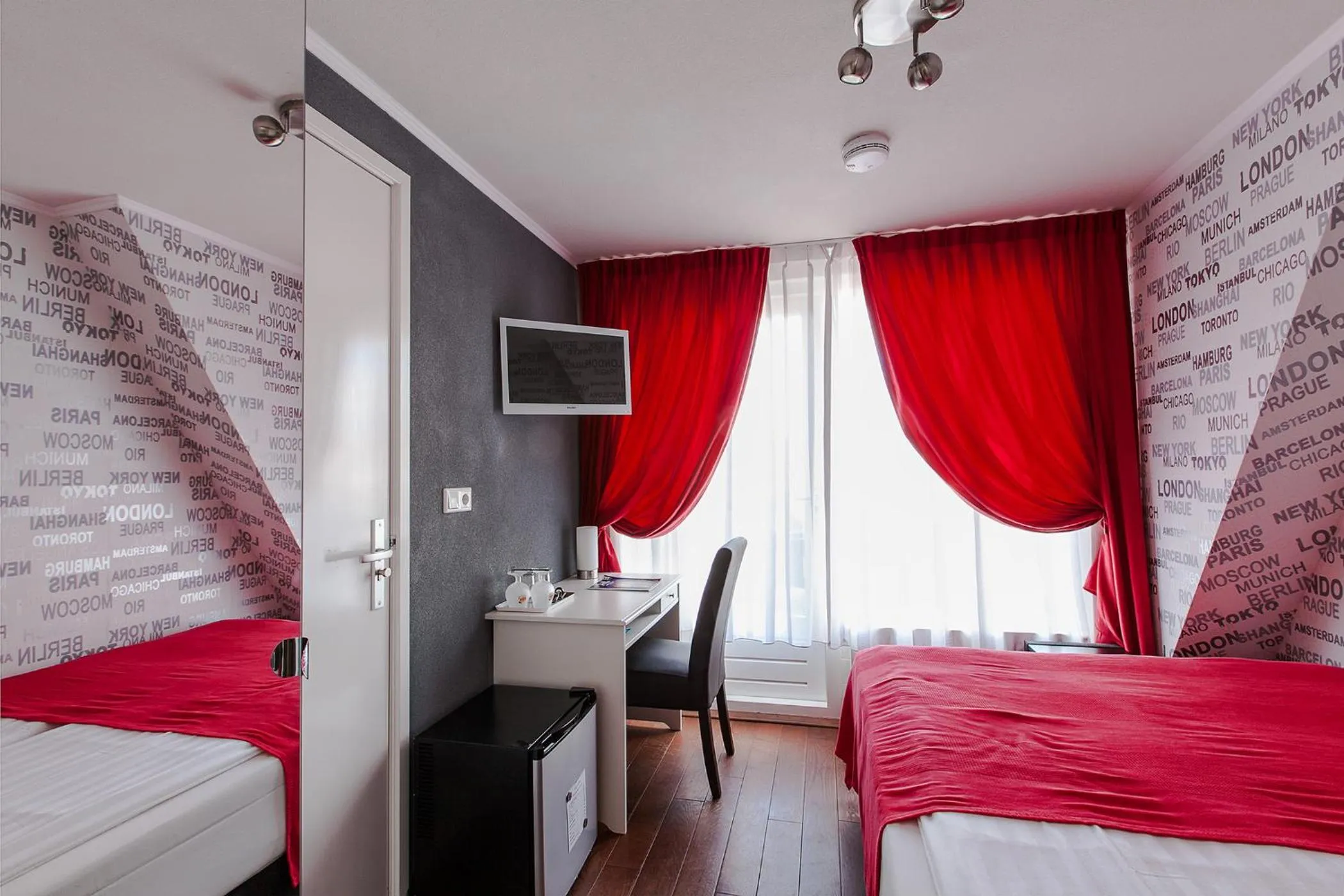 Decorative detail, Bed in Alex Rooms