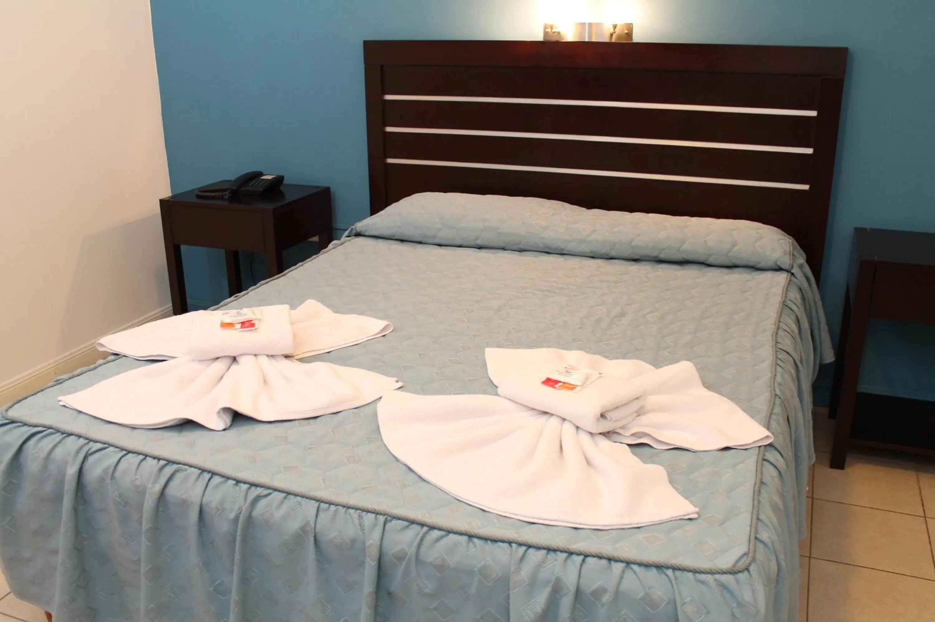 Bed in Brisas del Lago Apart y Hotel