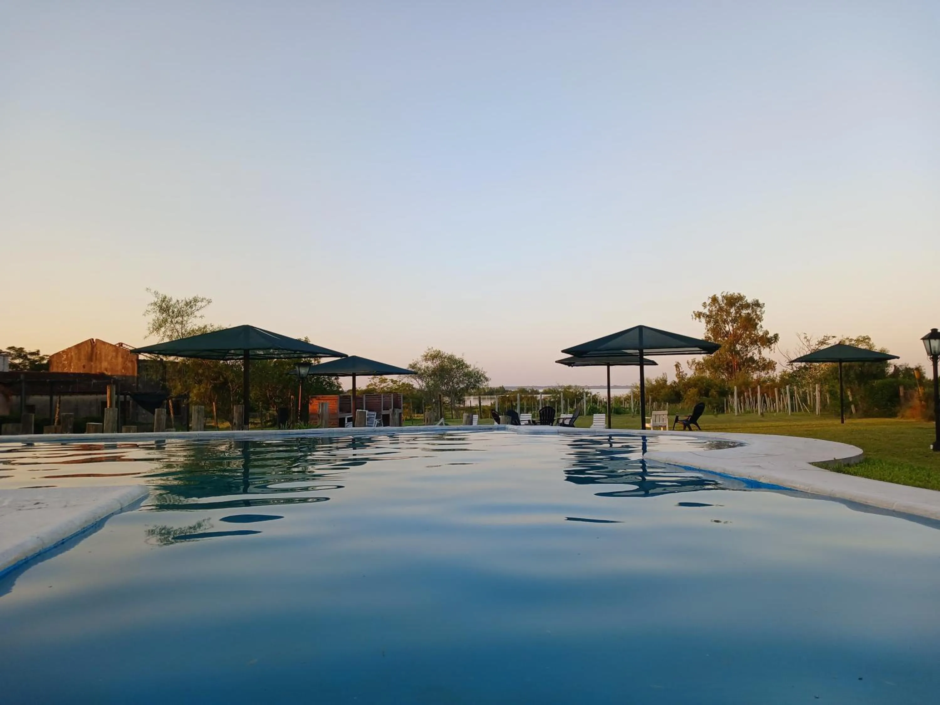 Swimming pool in Brisas del Lago Apart y Hotel