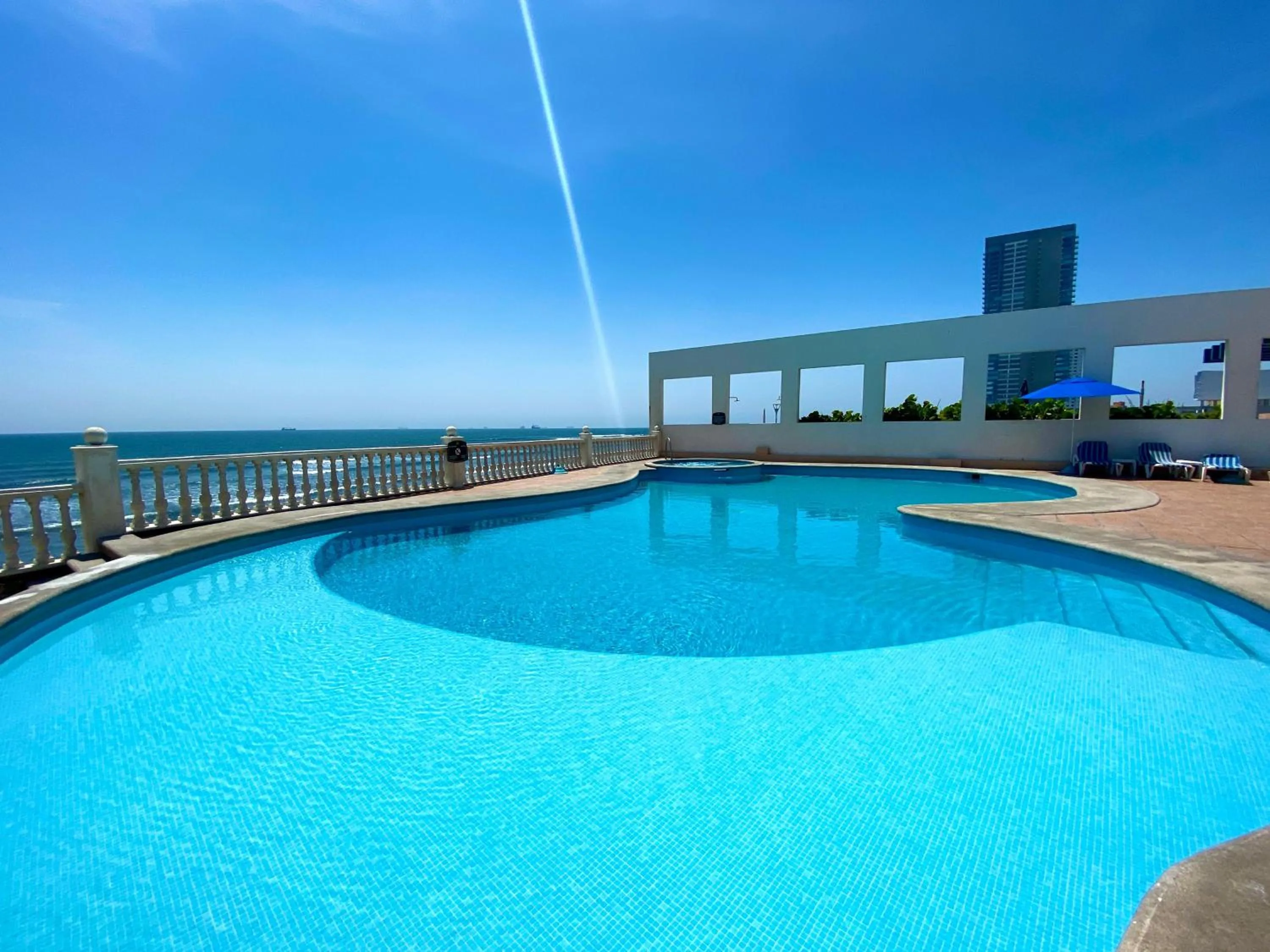 Swimming pool in Astur Hotel & Residence
