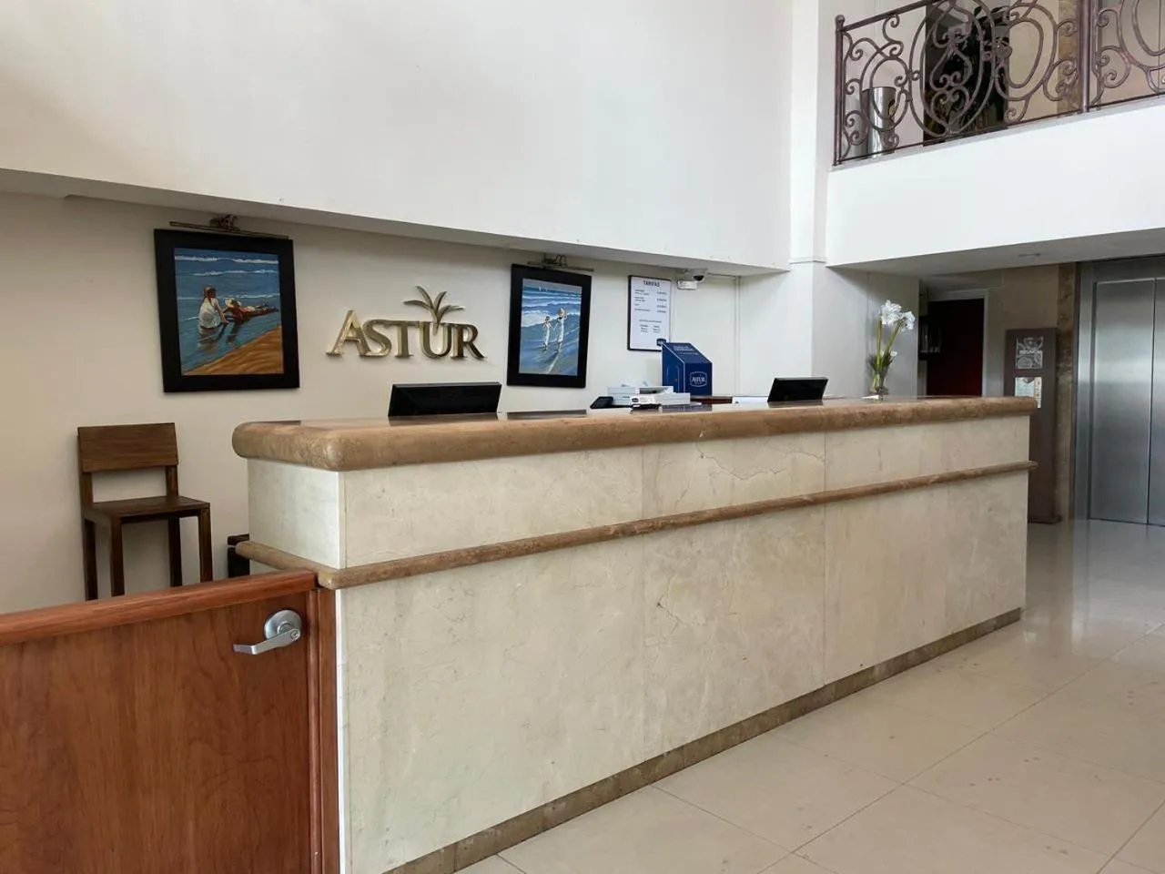 Lobby or reception in Astur Hotel & Residence