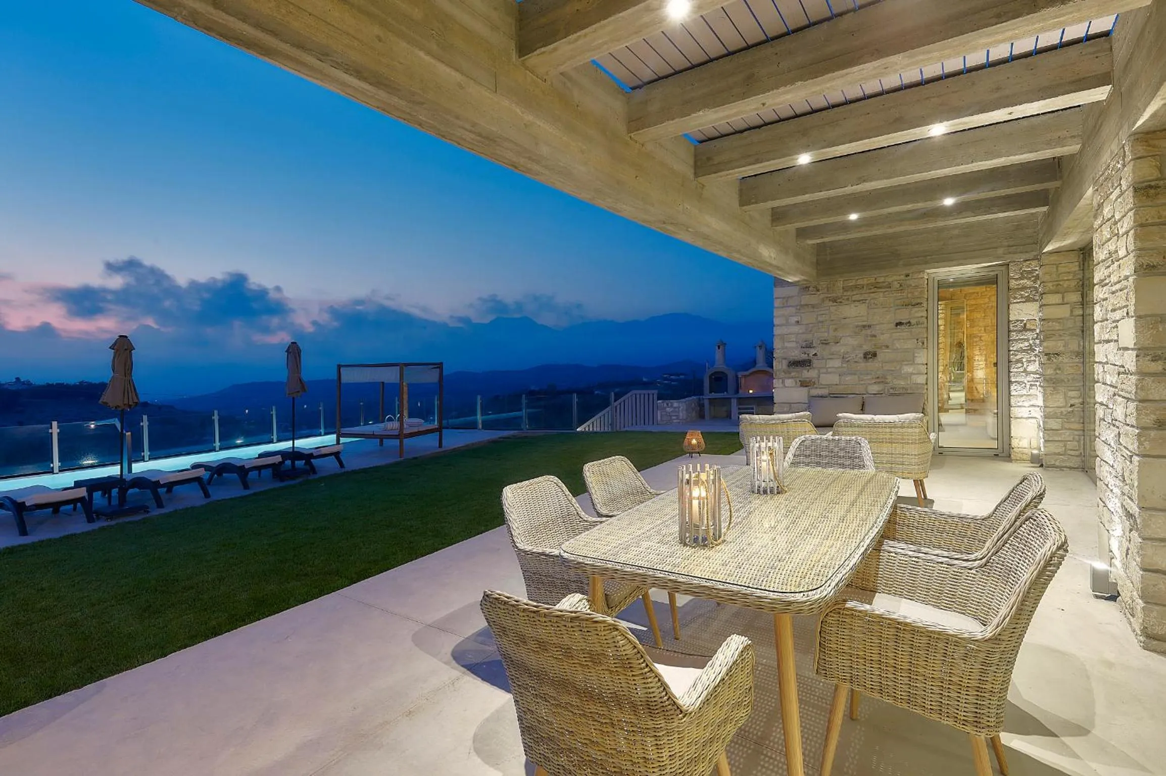 Balcony/Terrace in Kouros n' Kori Villas