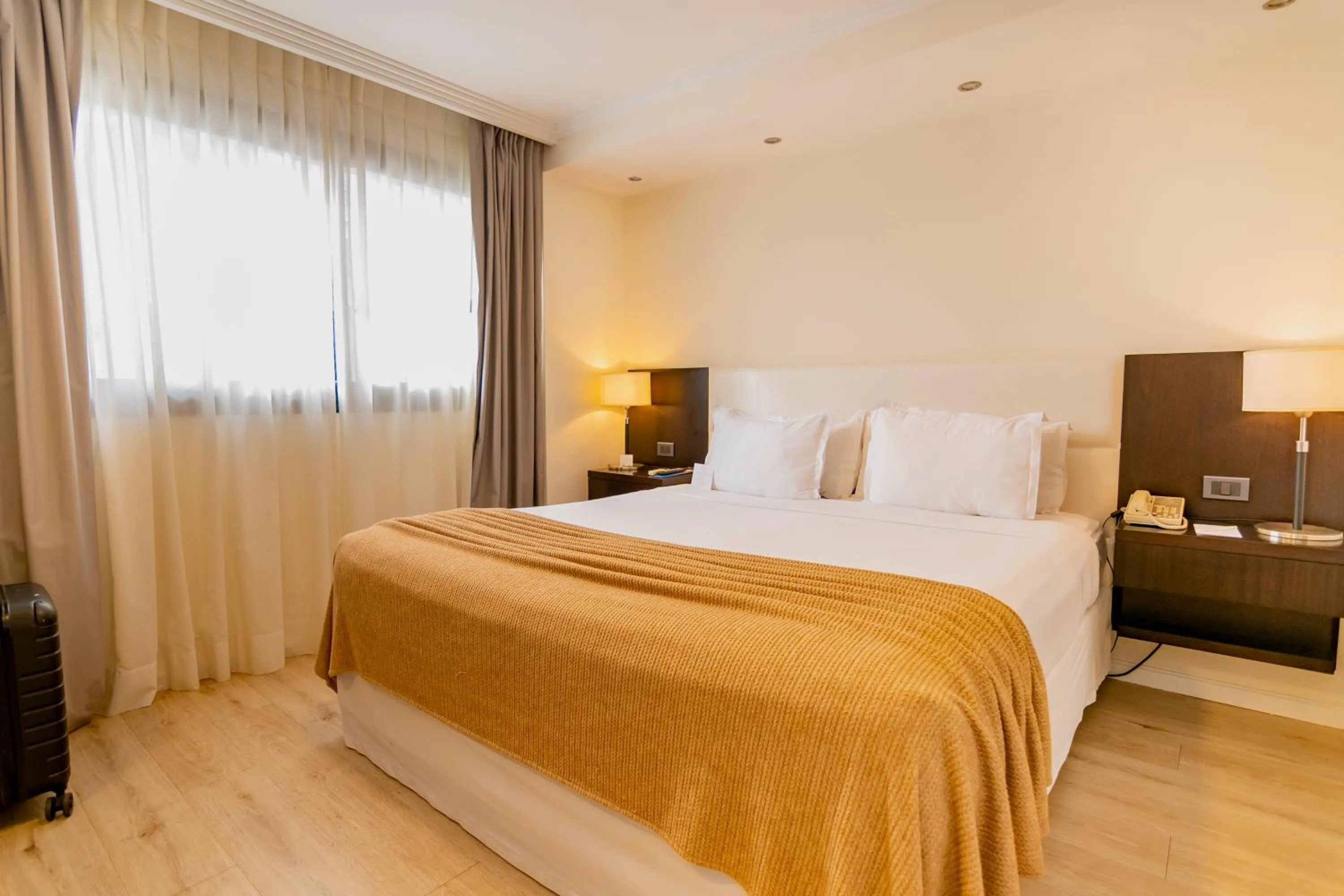 Bed in After Hotel Montevideo