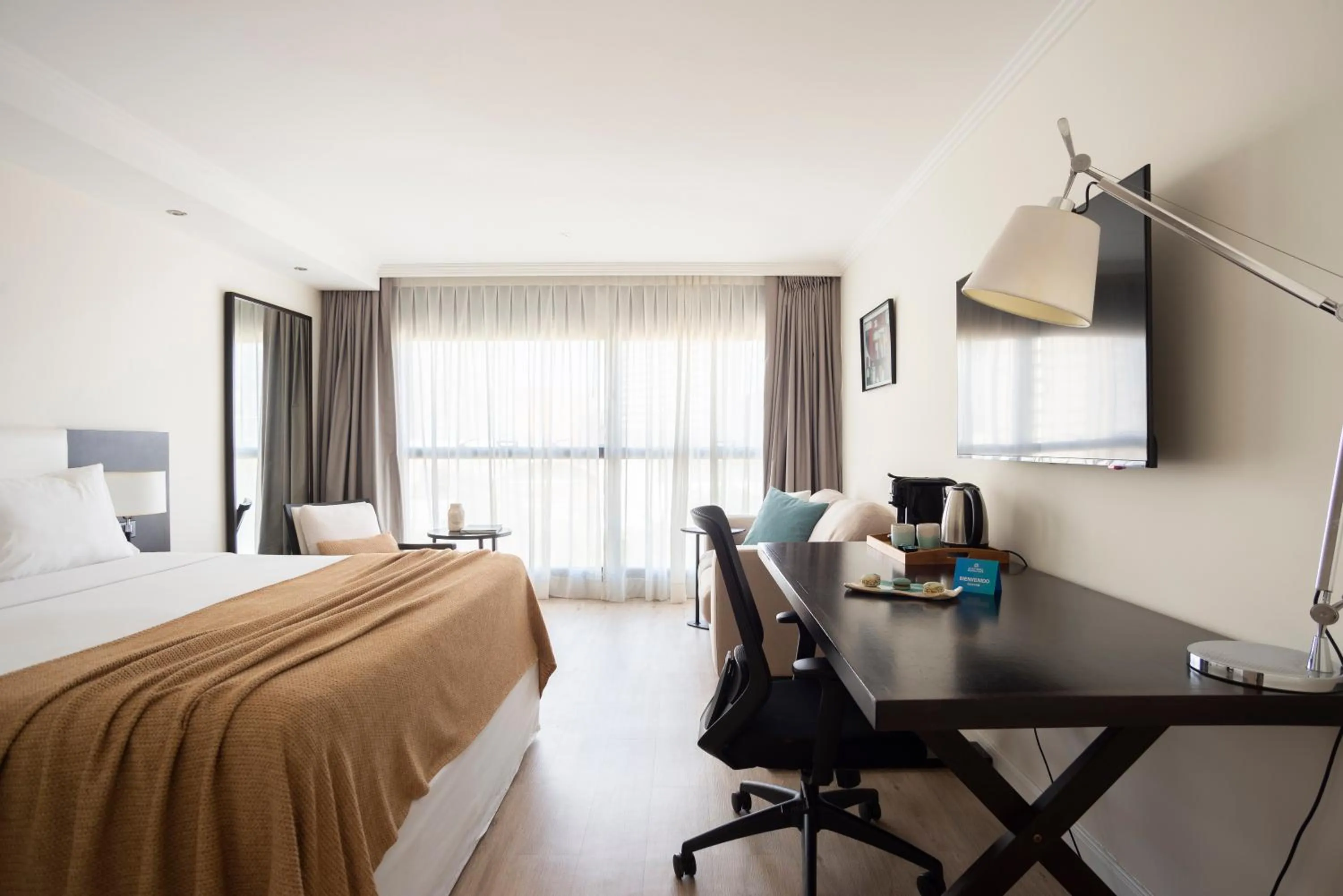 Bed in After Hotel Montevideo