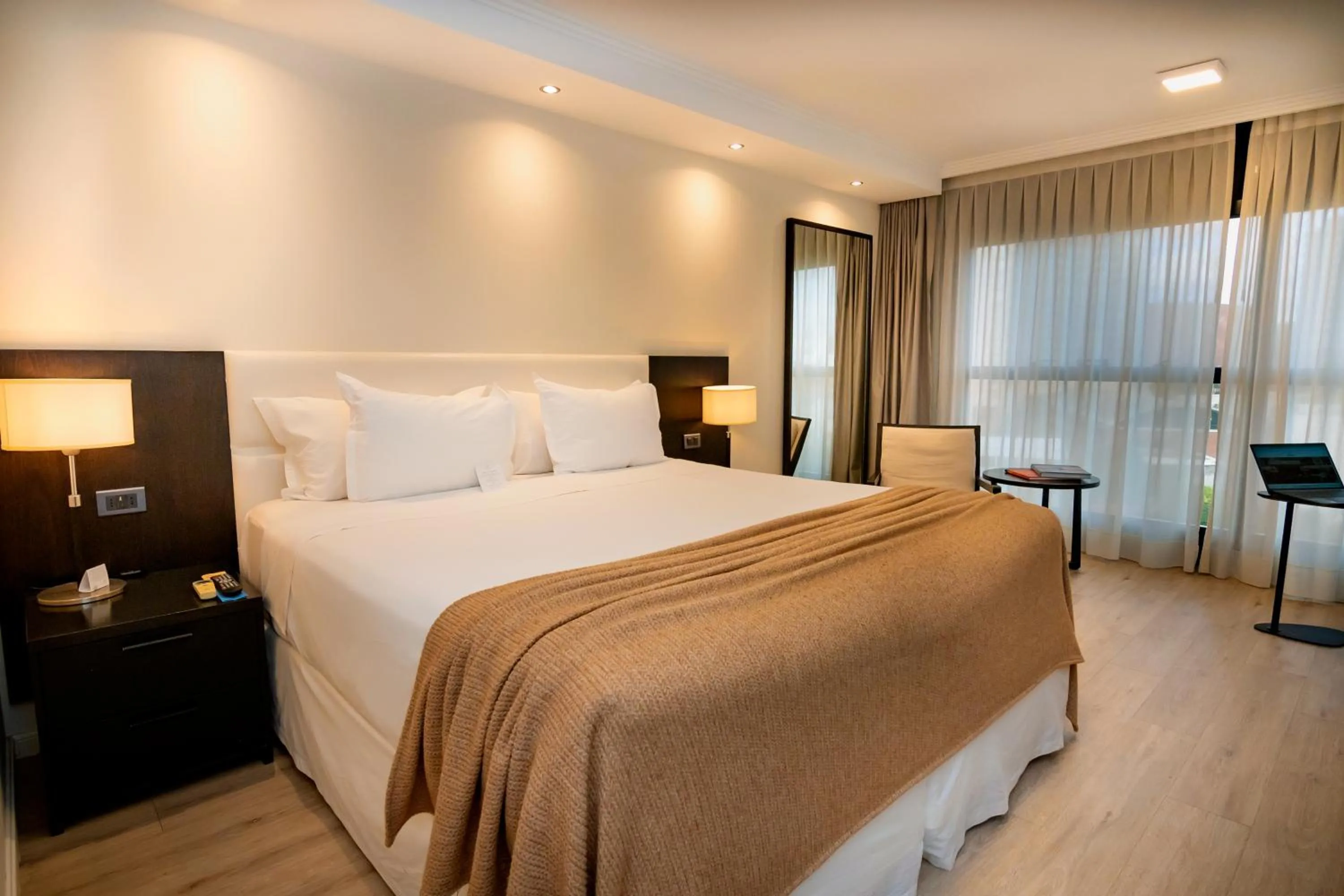 Bed in After Hotel Montevideo