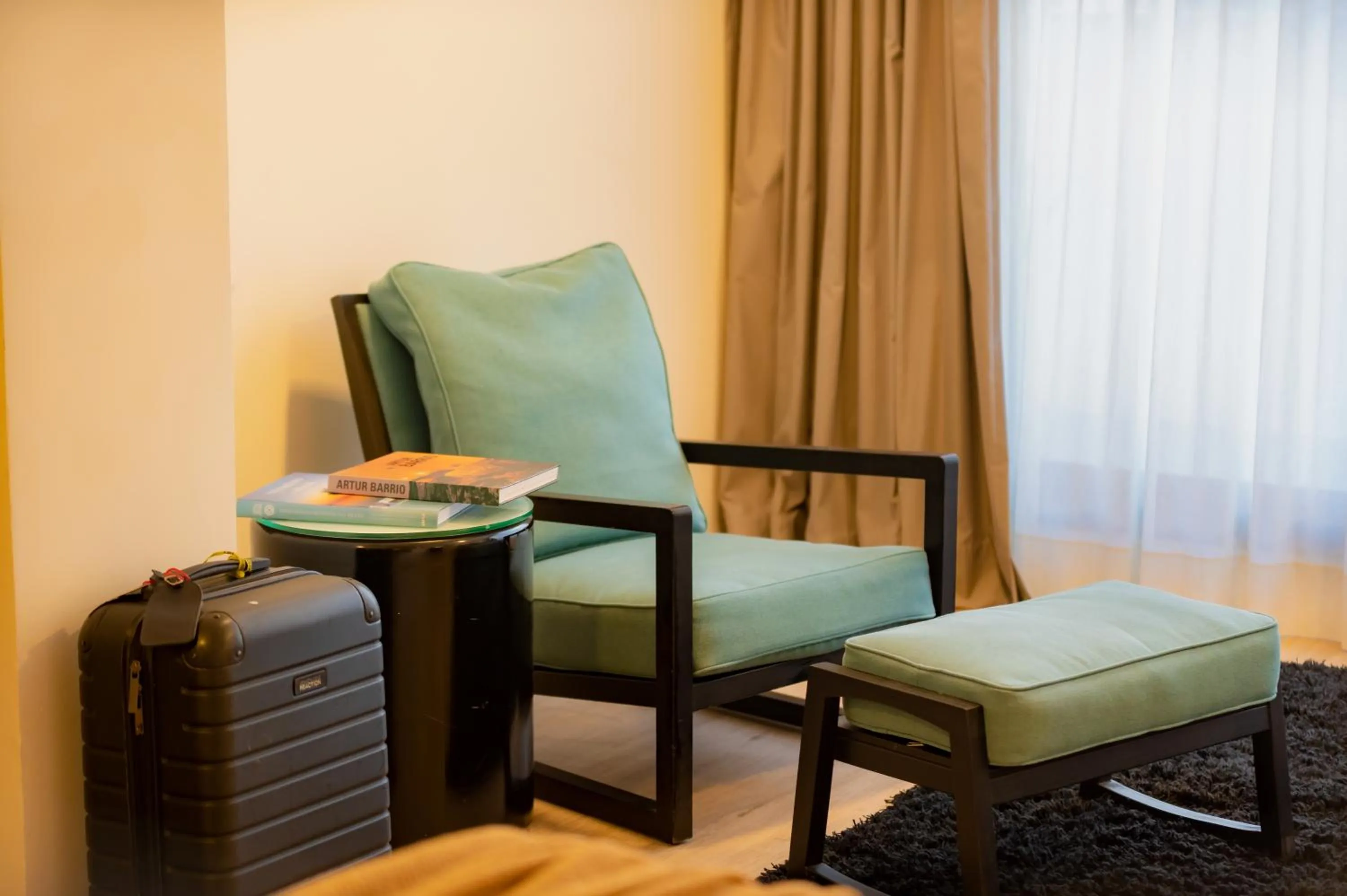 Seating area in After Hotel Montevideo