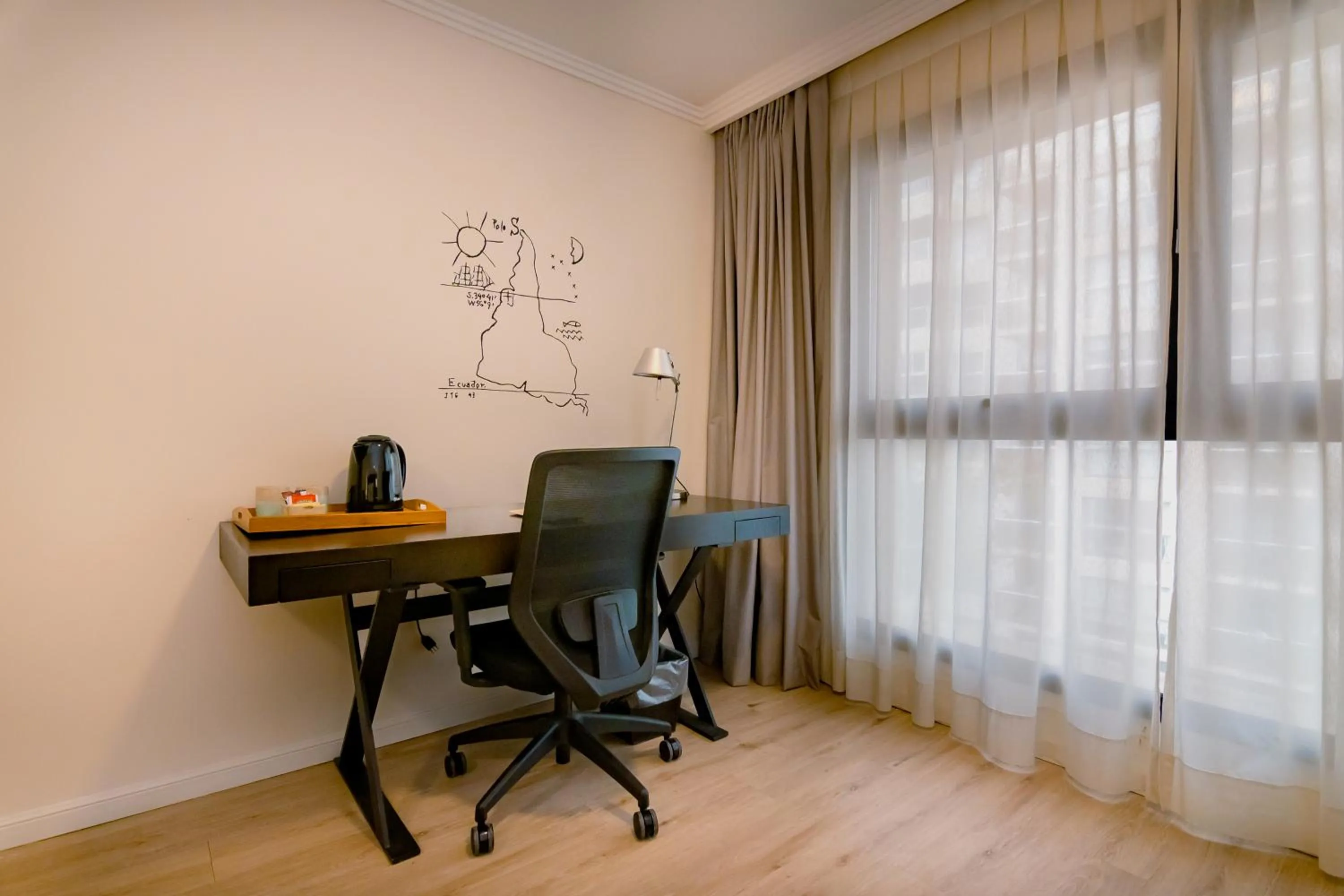 Seating area in After Hotel Montevideo