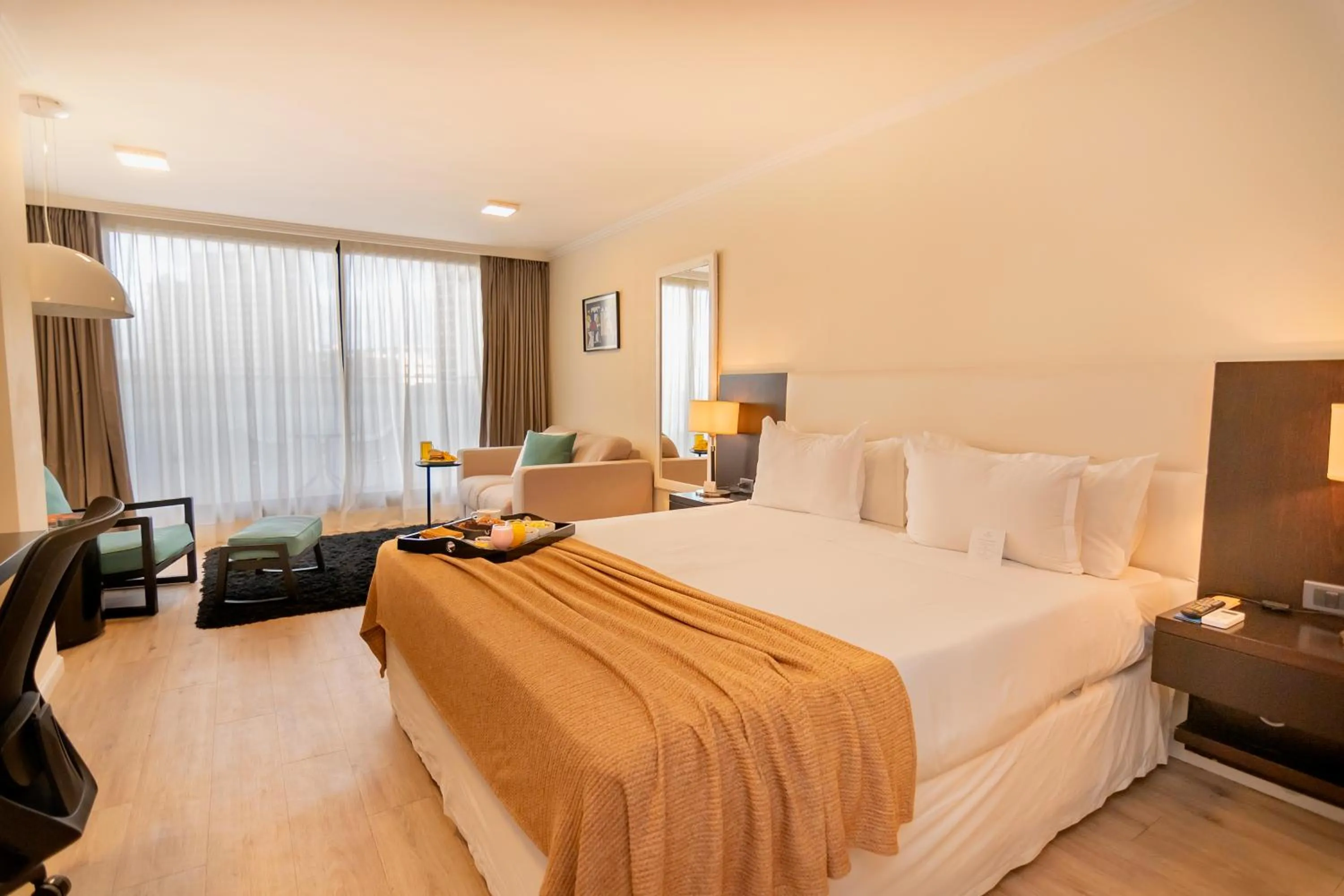 Bed in After Hotel Montevideo