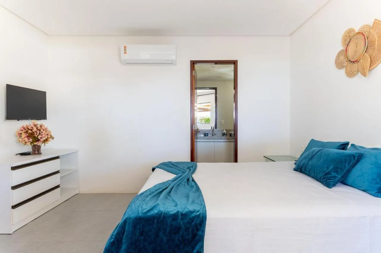 Bedroom, Bed in Chales Maragogi