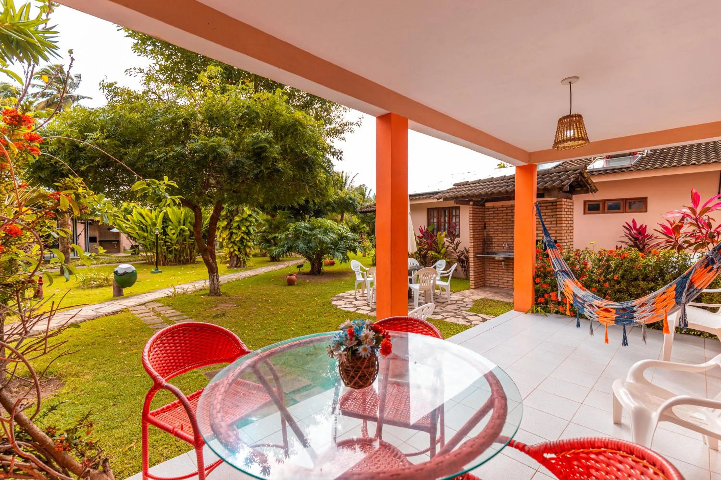 Balcony/Terrace in Chales Maragogi