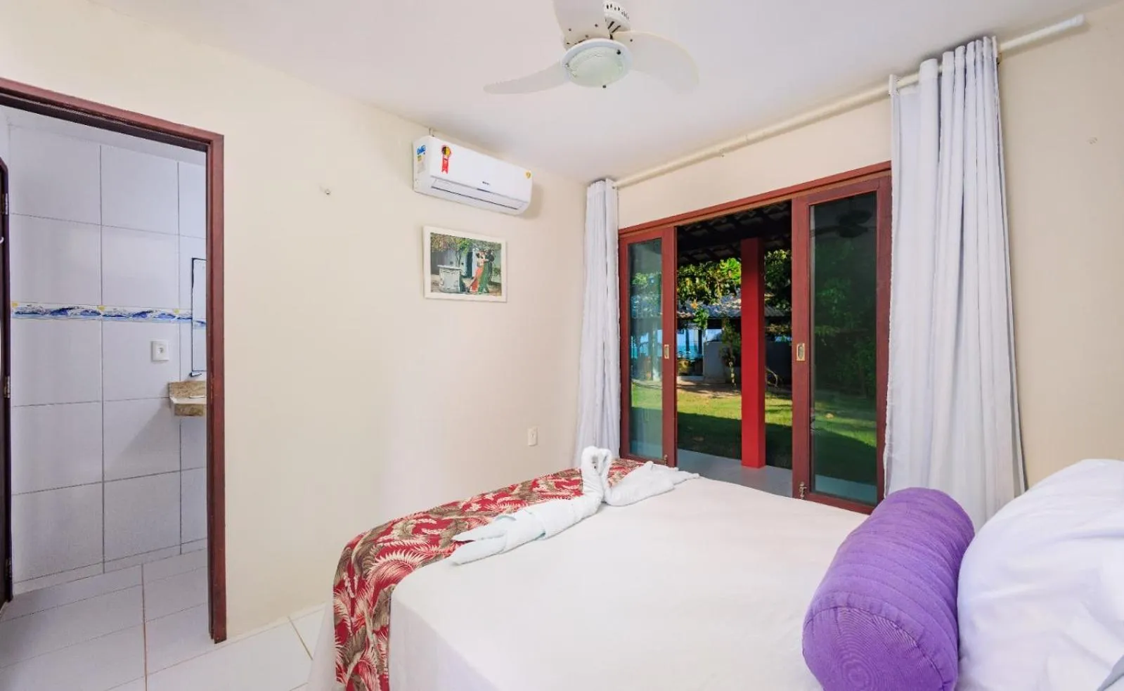 Bed in Chales Maragogi