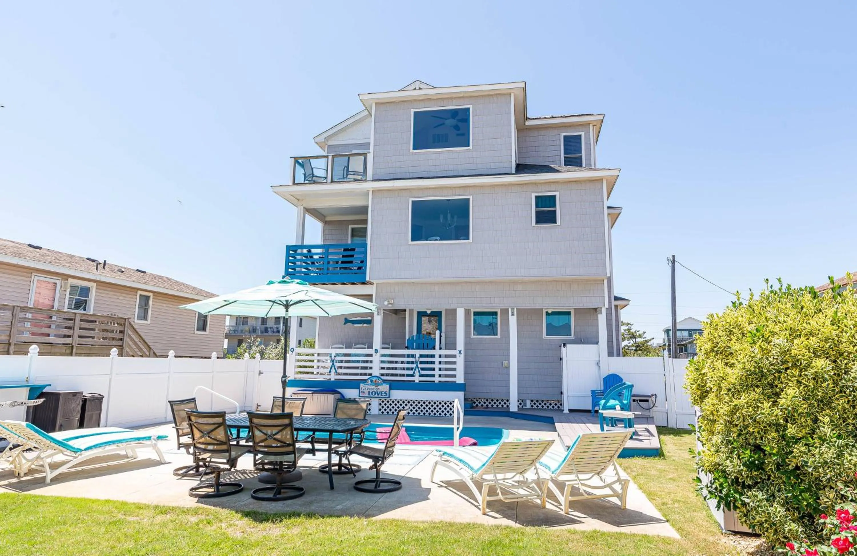 Everybody Loves...Sand, Sun & Fun - KDH MP 5.5, Ocean View, 100 Yds to Beach, Pool, Fire Pit, Flex Stays