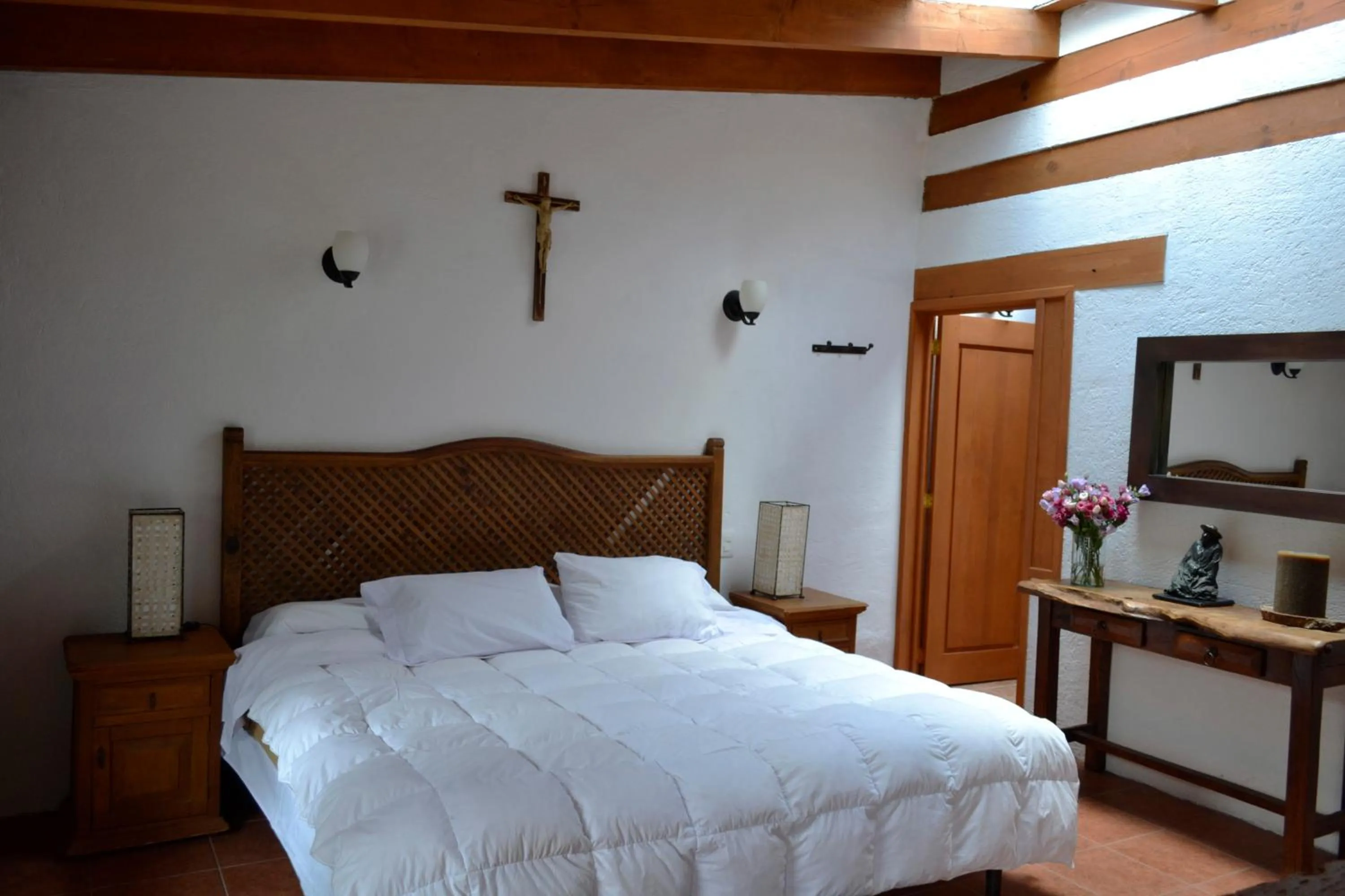 Bed in Hotel Boutique El Campirano