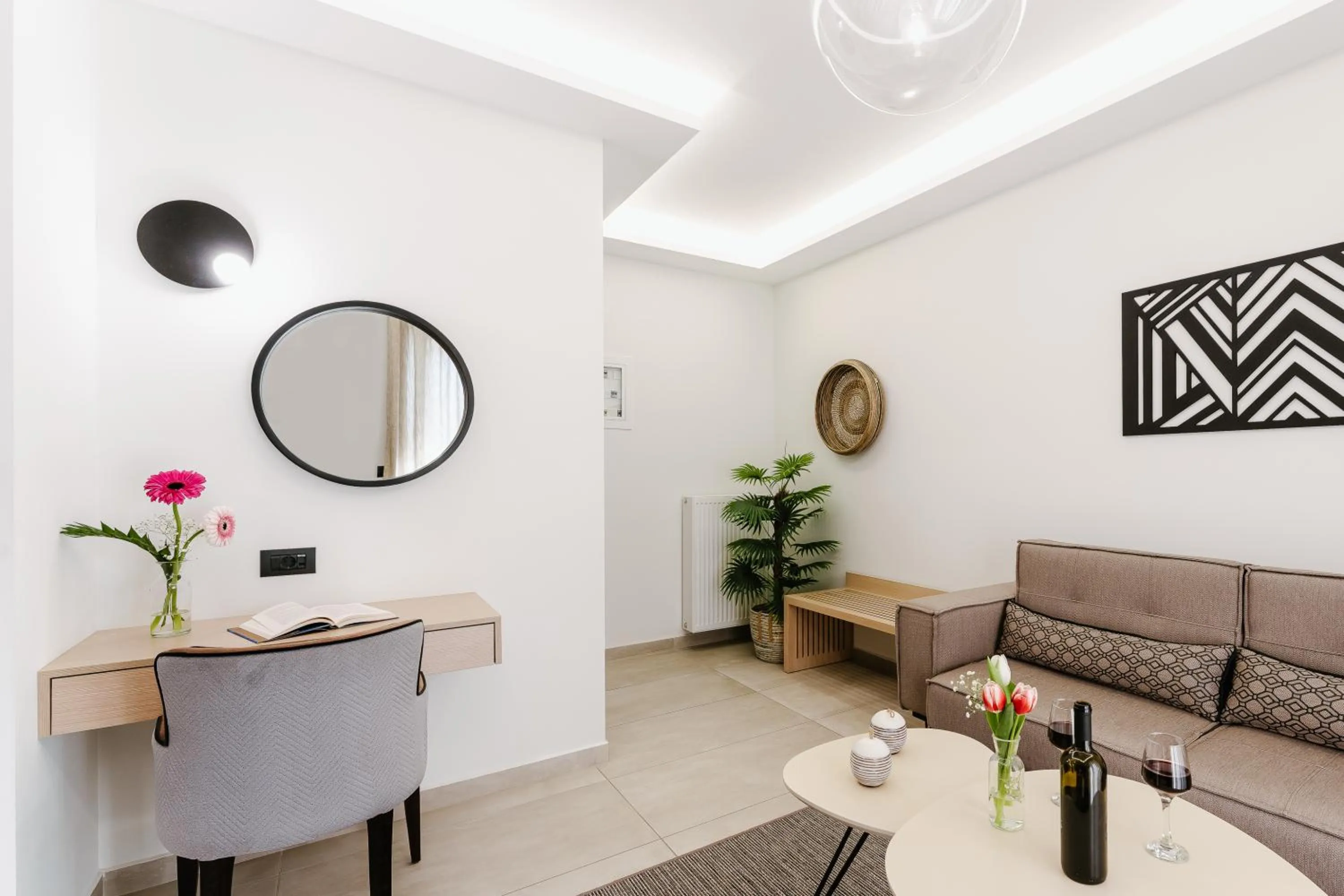 Seating area in Andrew's Luxury Residence