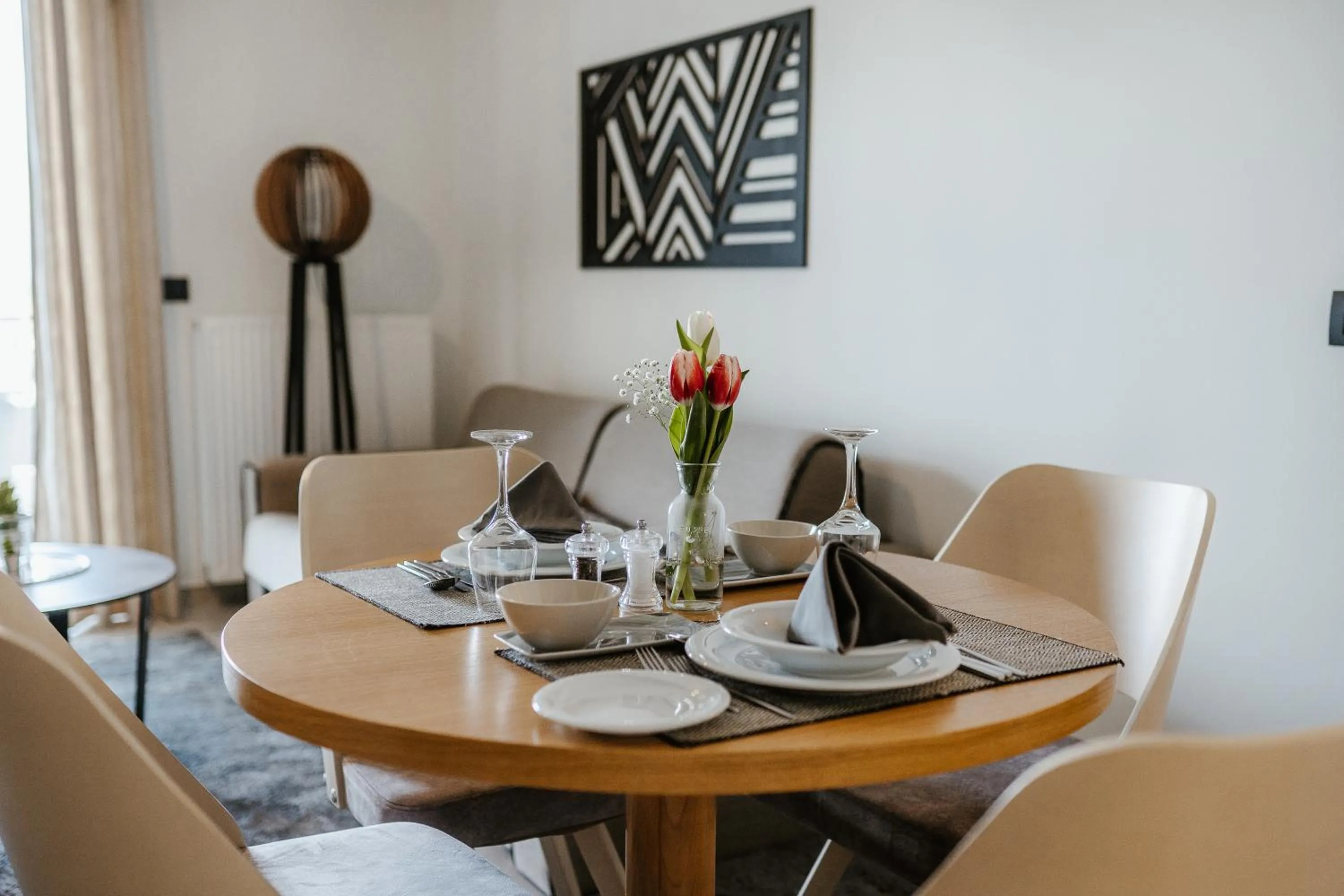 Dining area in Andrew's Luxury Residence