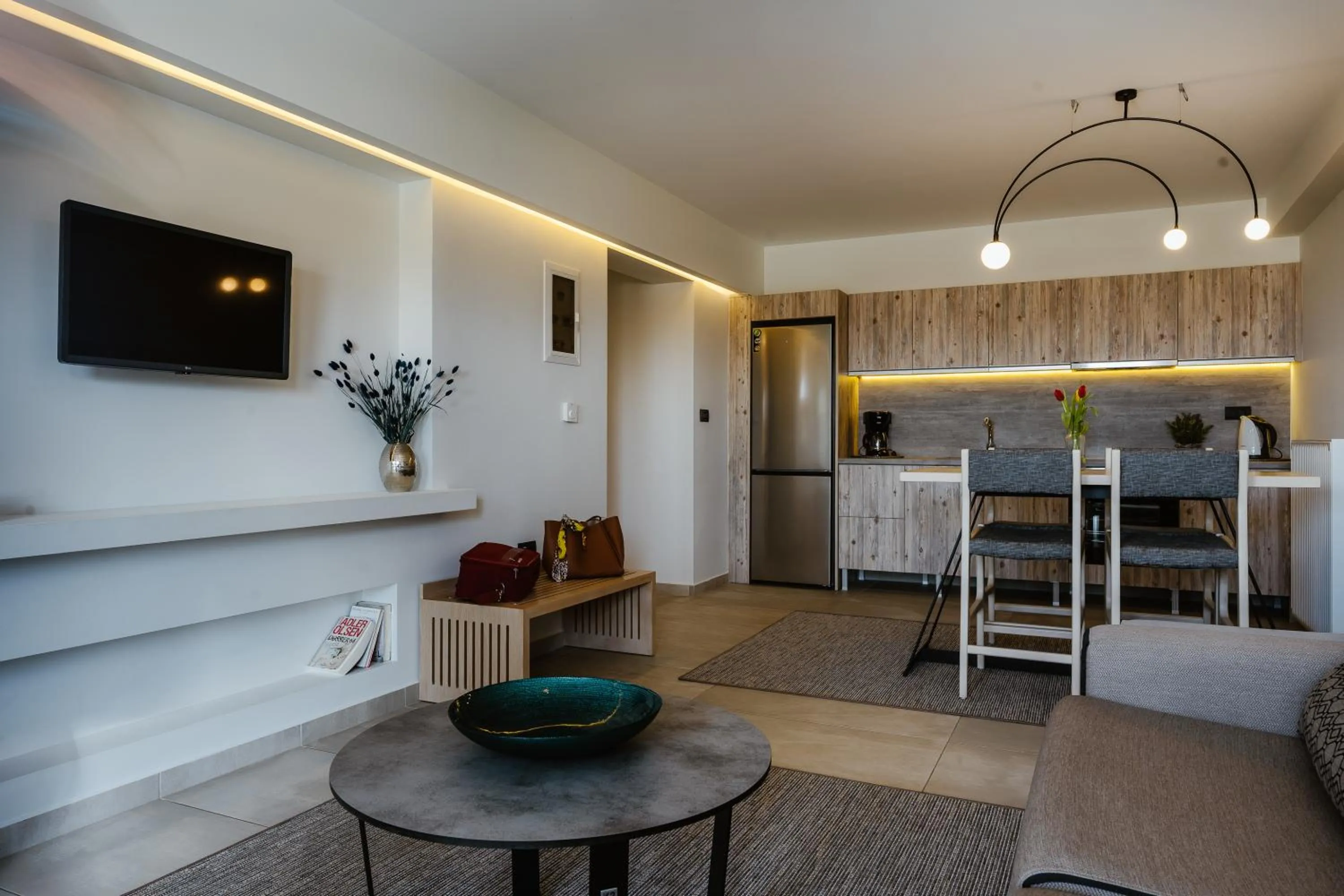 Seating area in Andrew's Luxury Residence