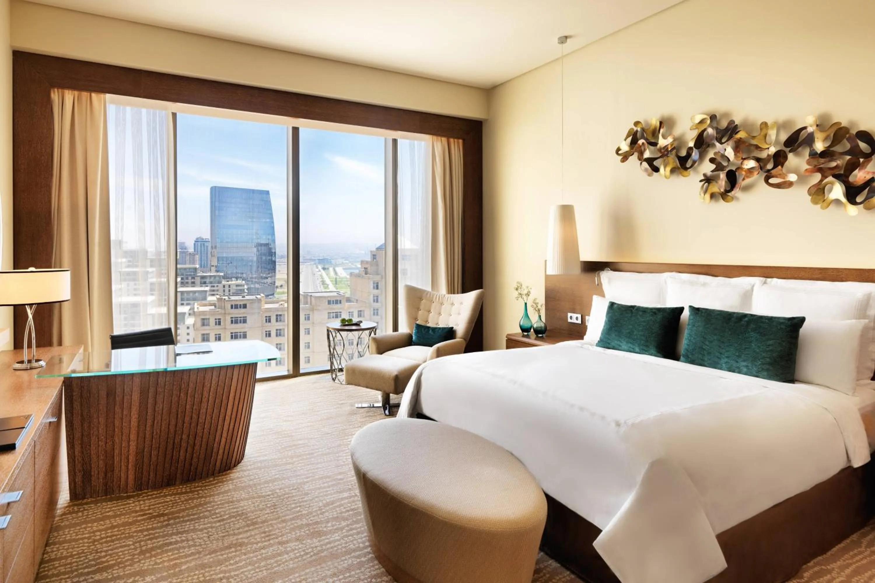 Photo of the whole room, Bed in JW Marriott Absheron Baku Hotel