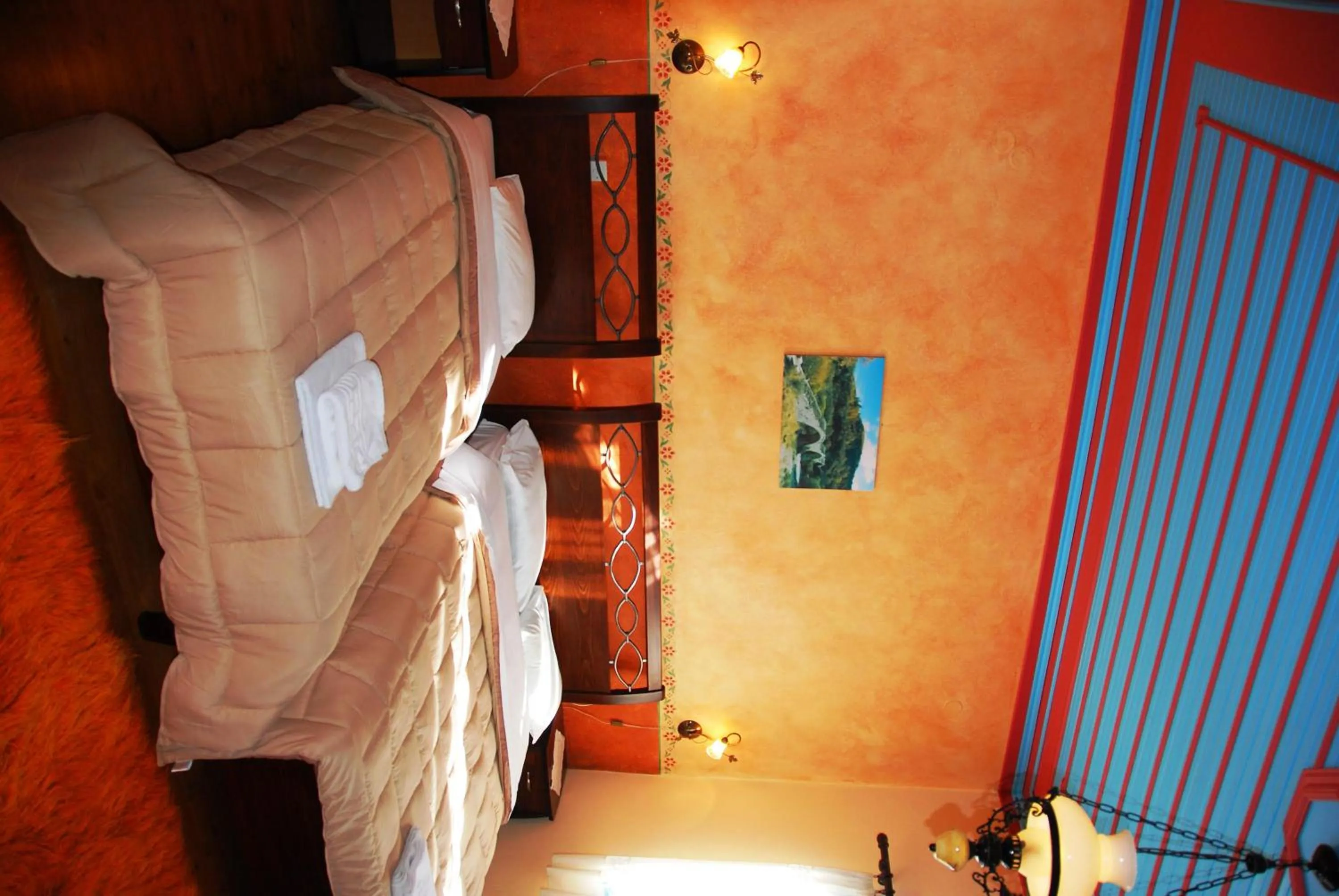 Bed in Hotel Ladias