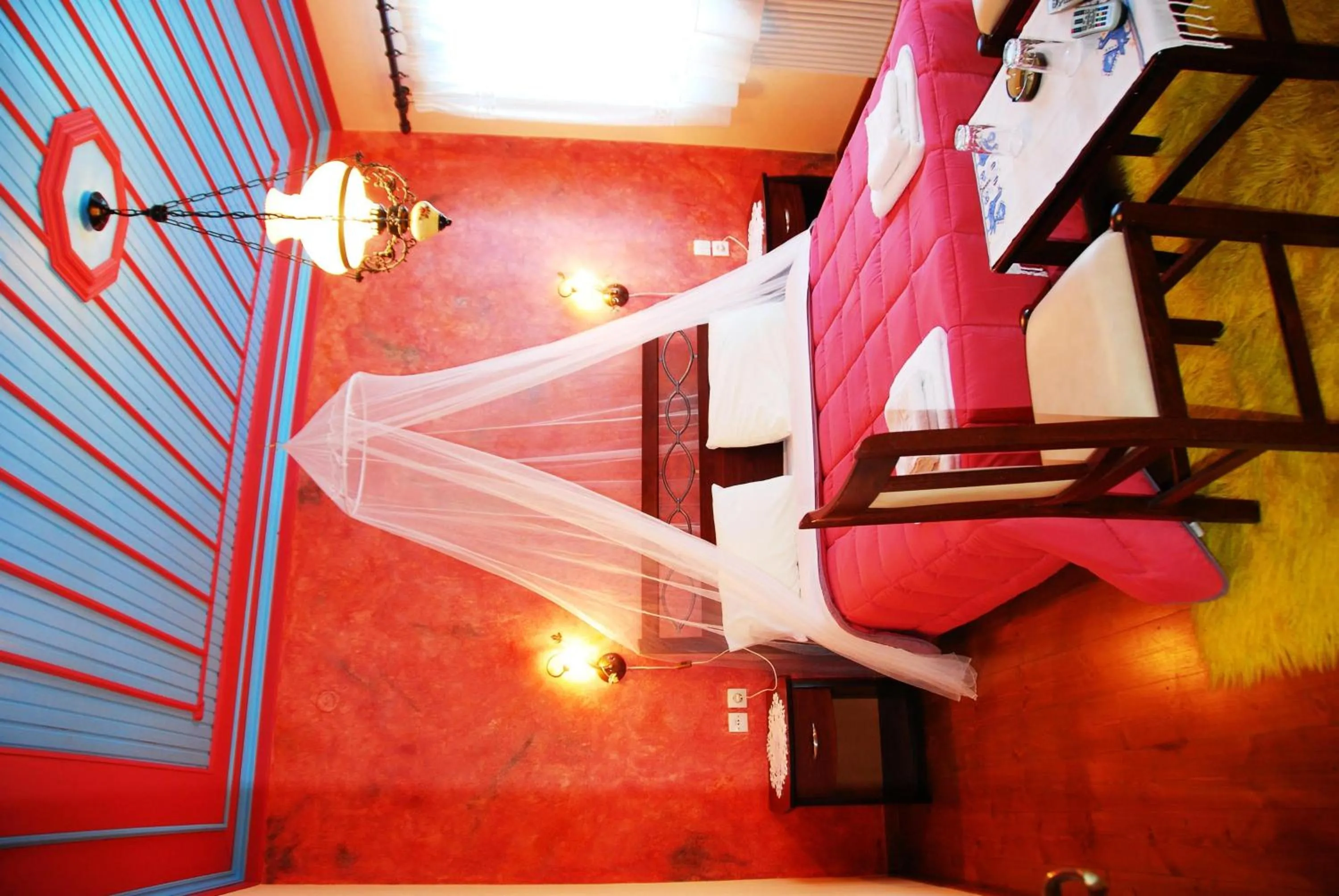 Bed in Hotel Ladias