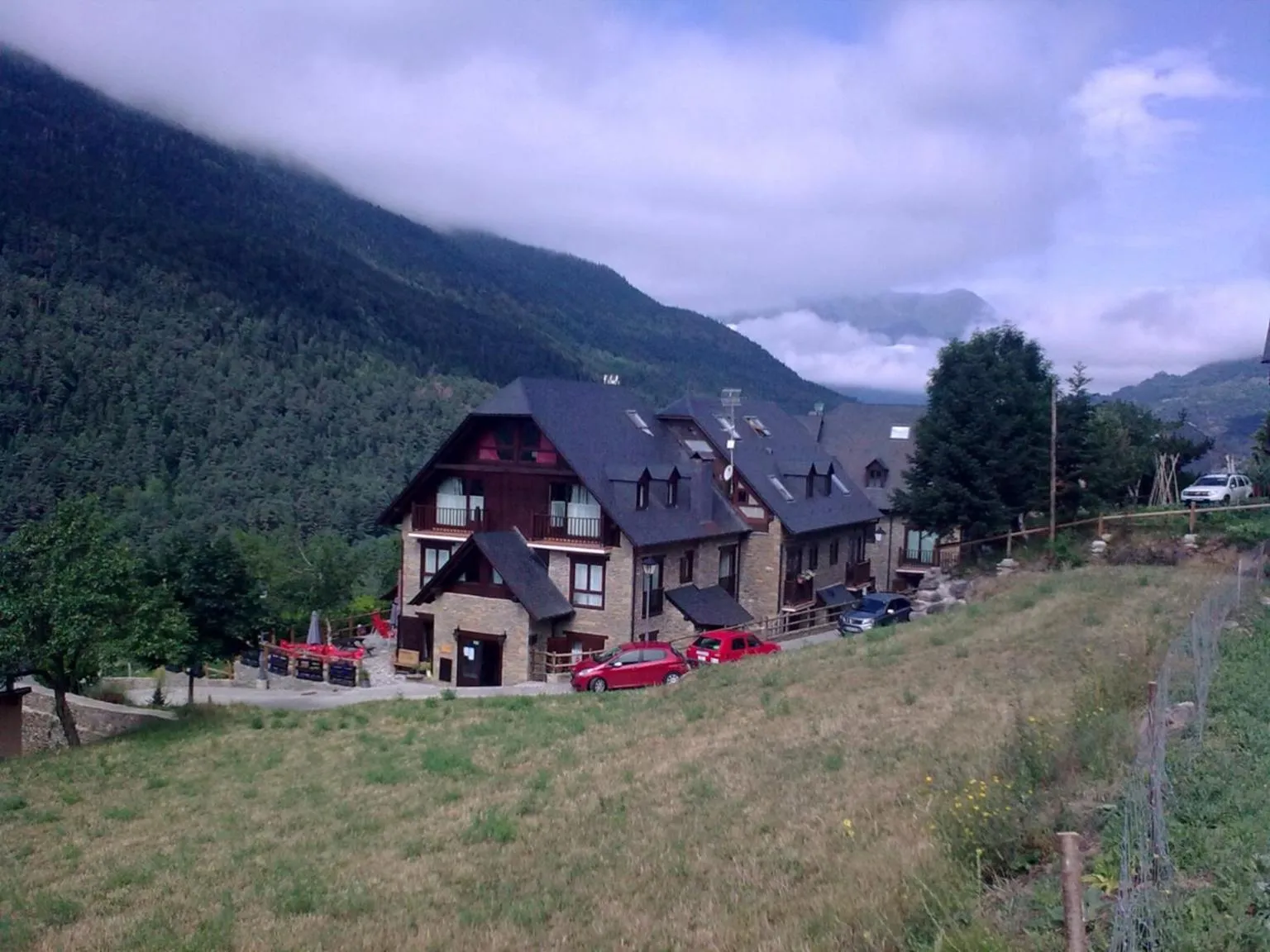 Bird's eye view in Hotelet de Betlan