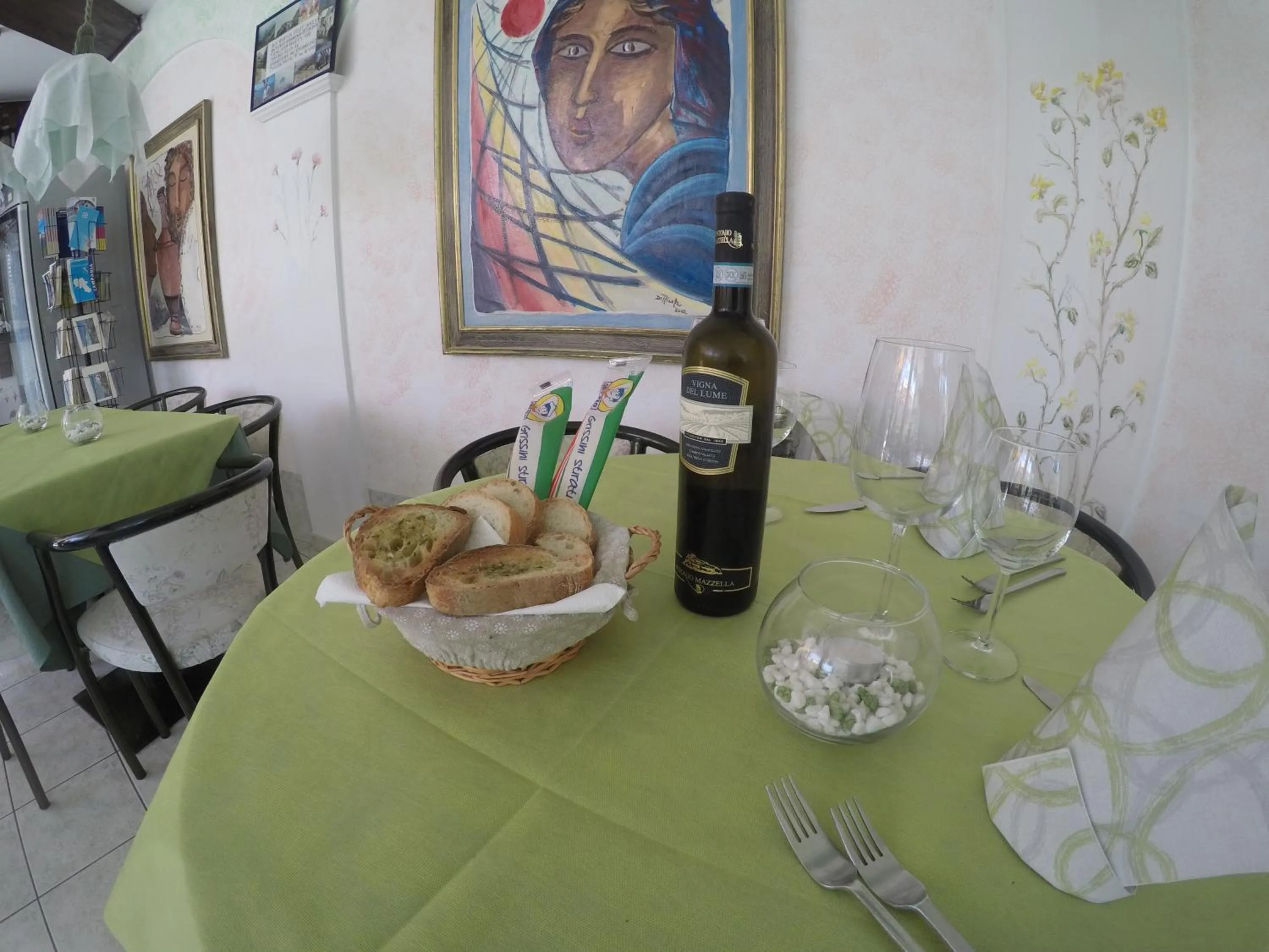 Food close-up in hotel la rondinella